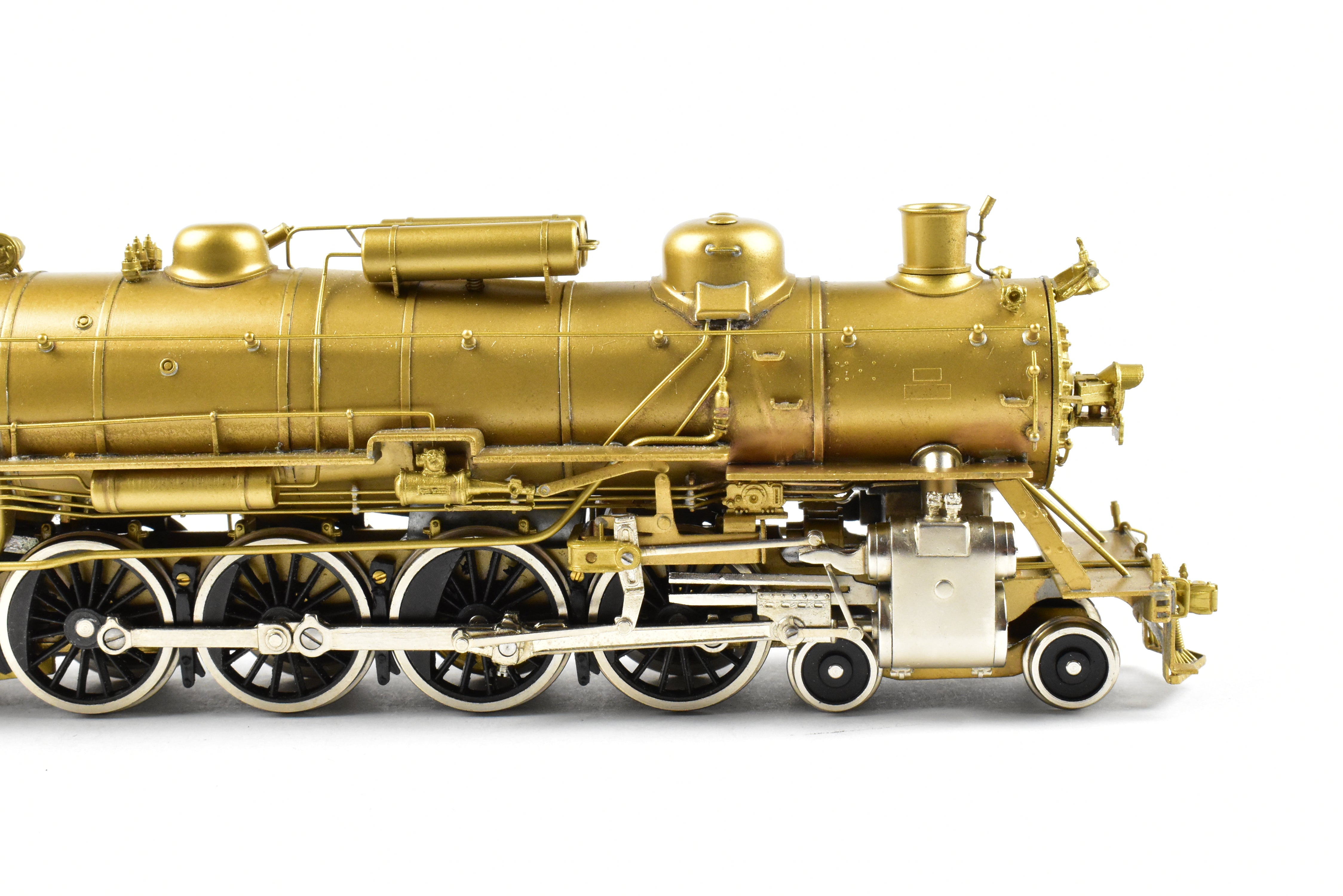 HO Scale Brass Toby PFM Frisco 4-8-2 Mountain Locomotive with Plated Cylinders