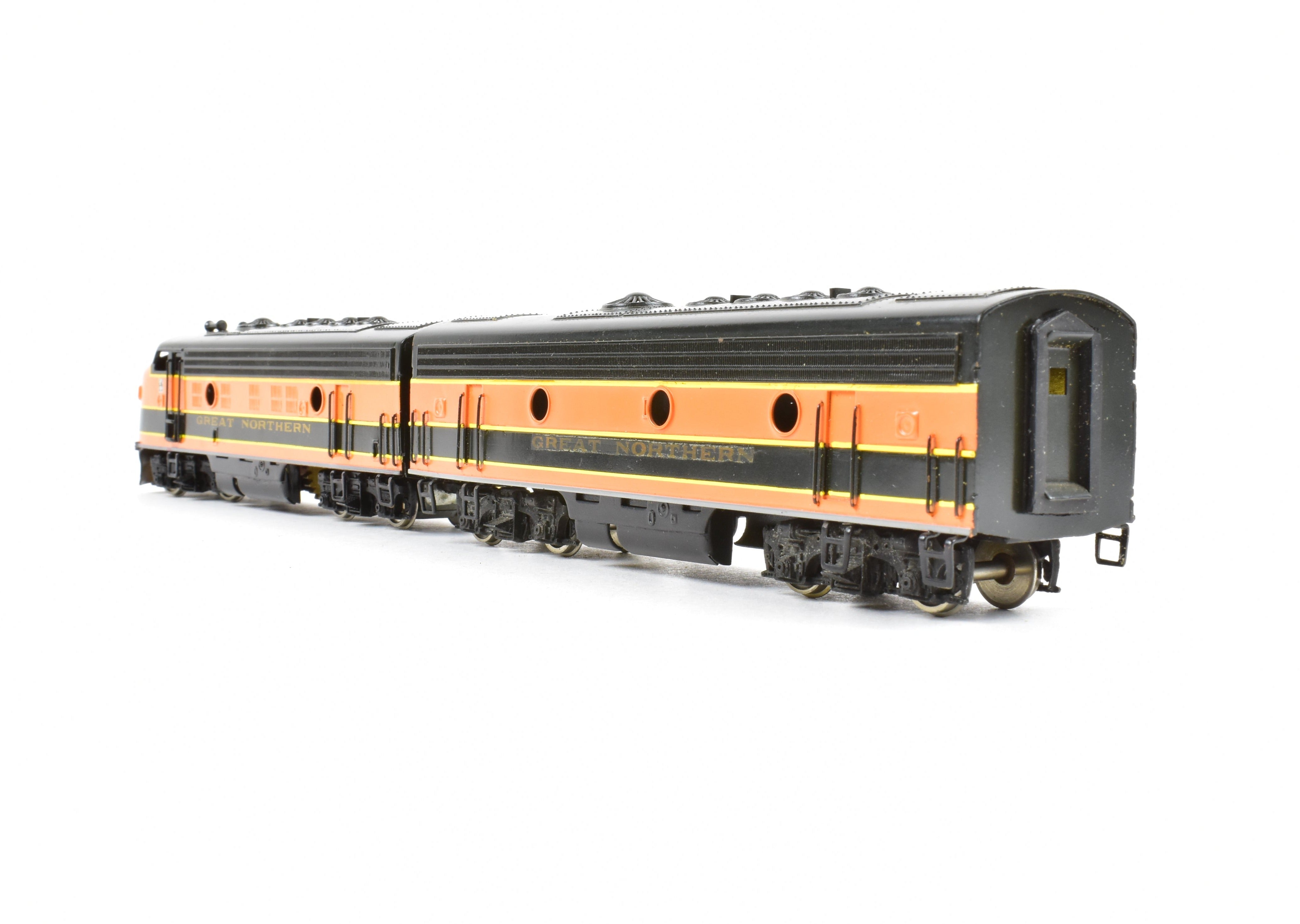 HO Scale Brass Tenshodo Great Northern F7 A/B Pair Factory-Painted Models