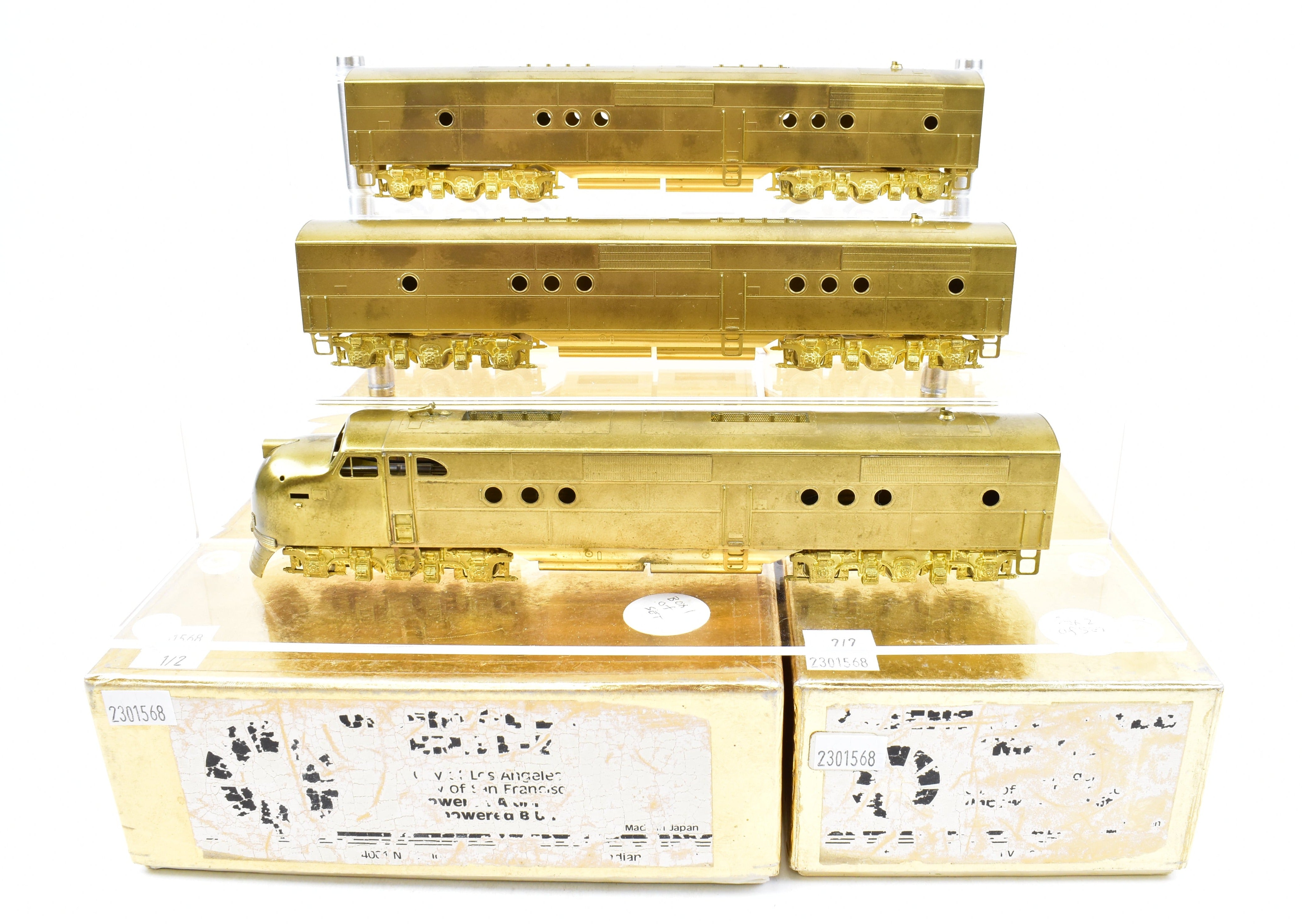 HO Scale Brass Oriental Limited Train Set - Various Road Models, COSF & COLA EMD E2A/E2B/E2B 3-Unit Set