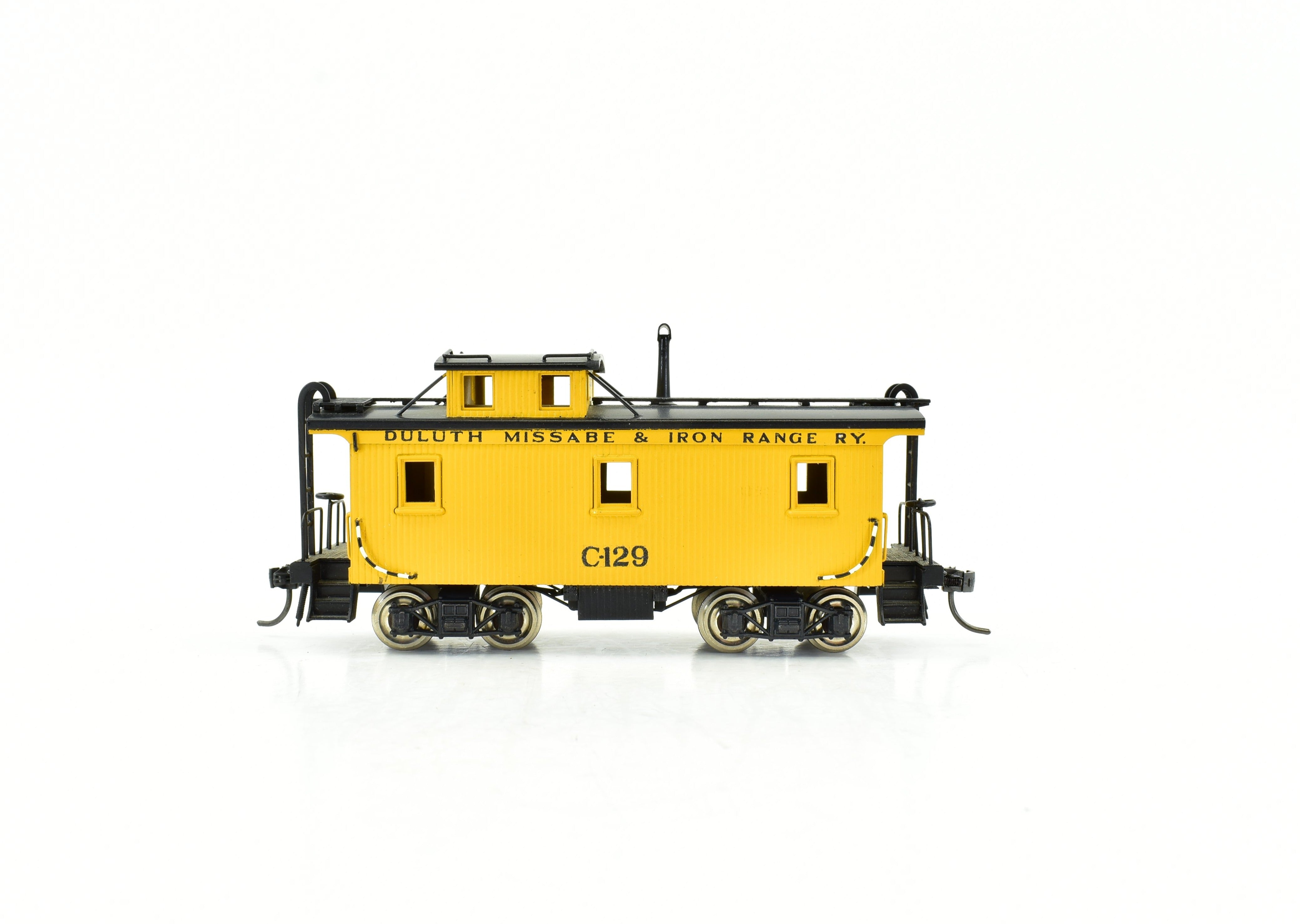HO Scale Brass PFM - Tenshodo Duluth Missabe & Iron Range Factory - Painted Caboose Model for Model Trains