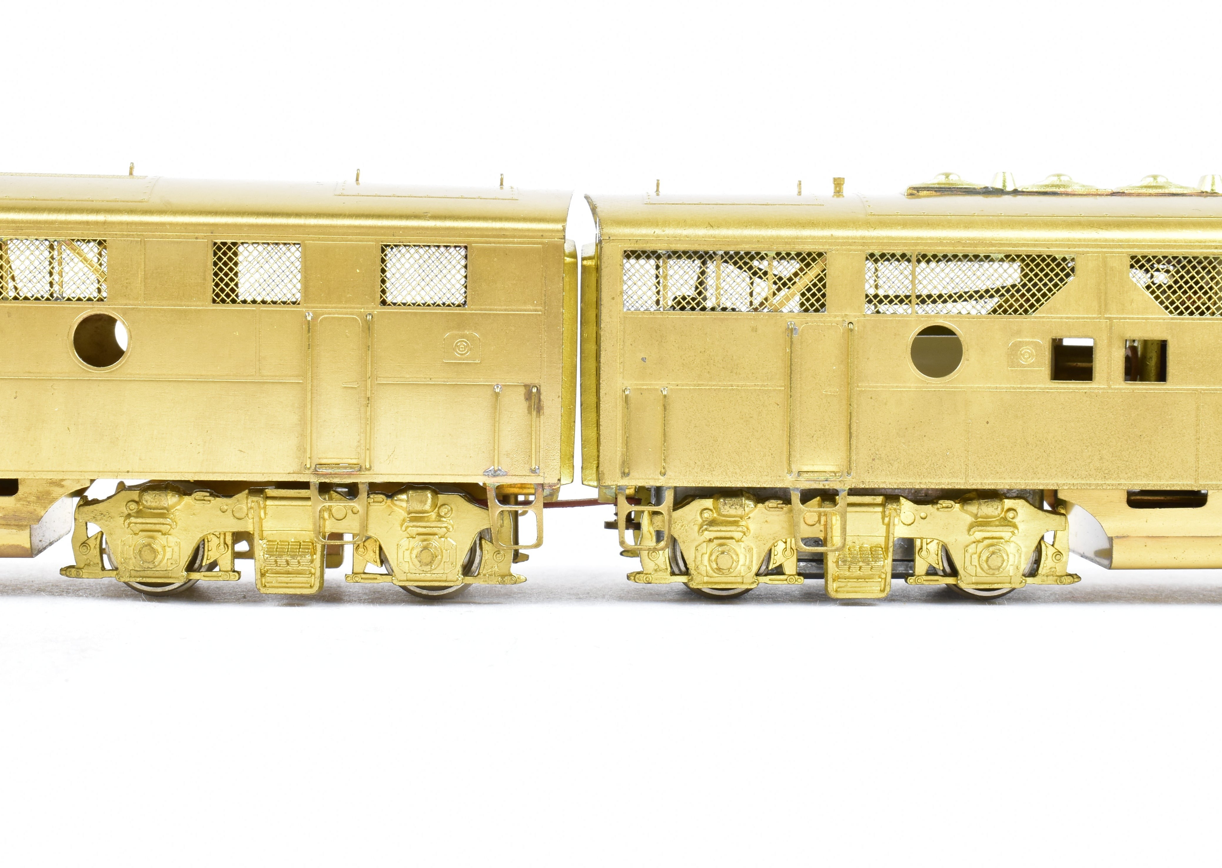 High - Quality HO Scale Brass Nickel - Plated NPP EMD Phase 2 F - 3 A/B Set for Various Railroads