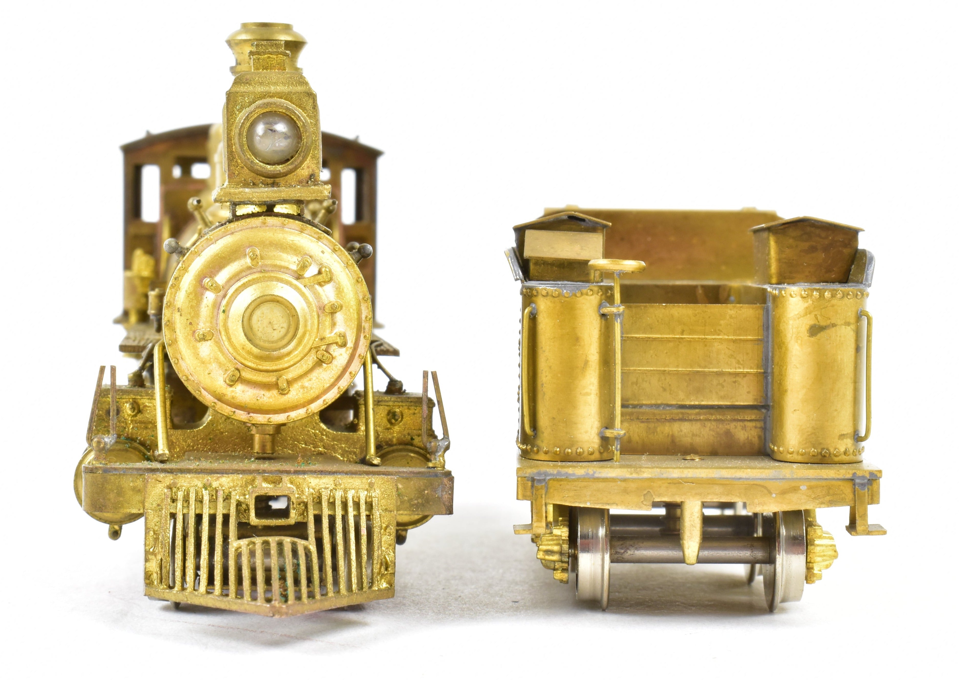 HO Scale Brass Model Train - Model Engineering Works Colorado Midland 4-6-0 Ten Wheeler Locomotive with Upgraded Drive System