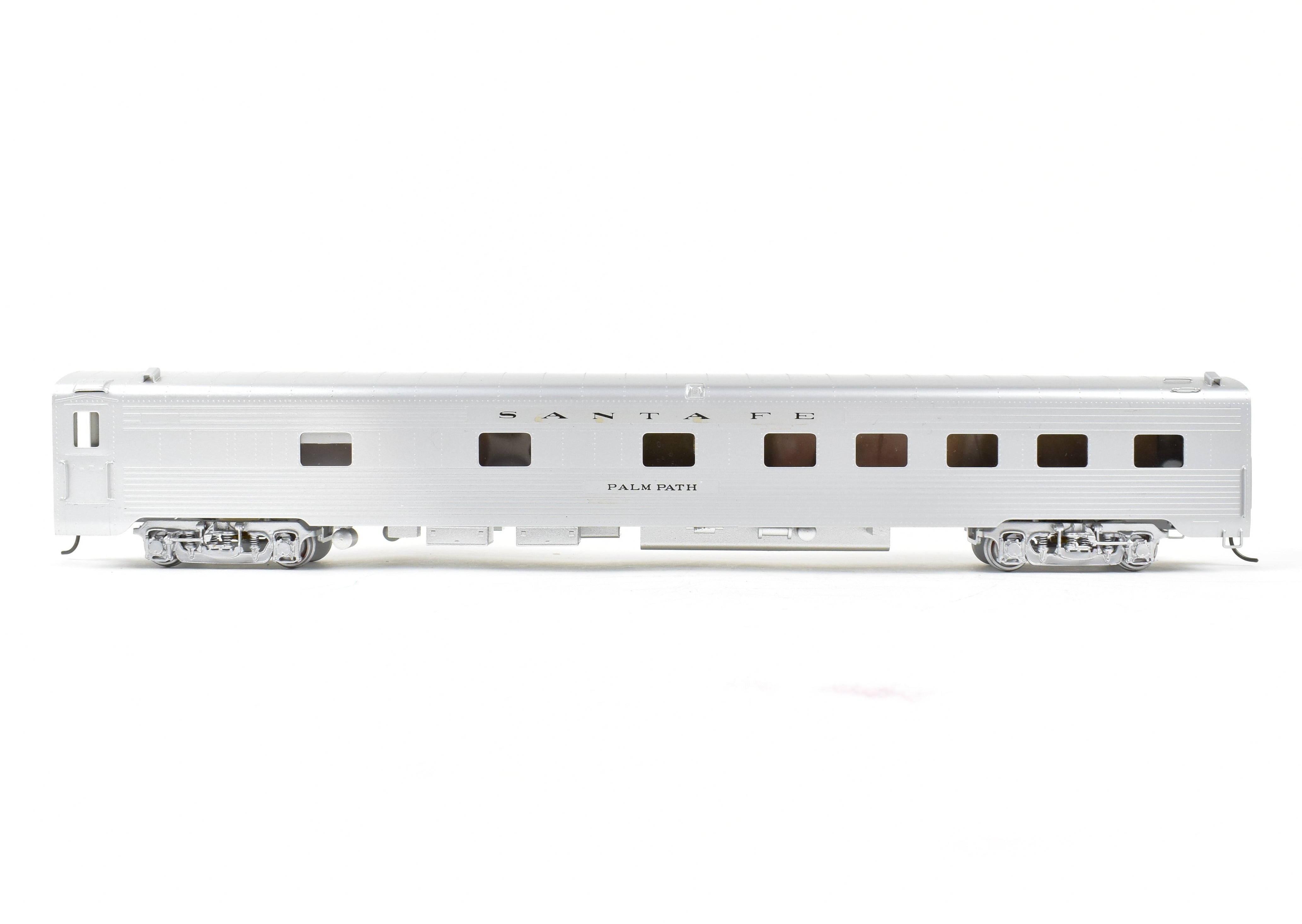 HO Scale Brass Soho ATSF - Santa Fe Palm Series Luxury Sleeper Car with Custom Finished Palm Path Design