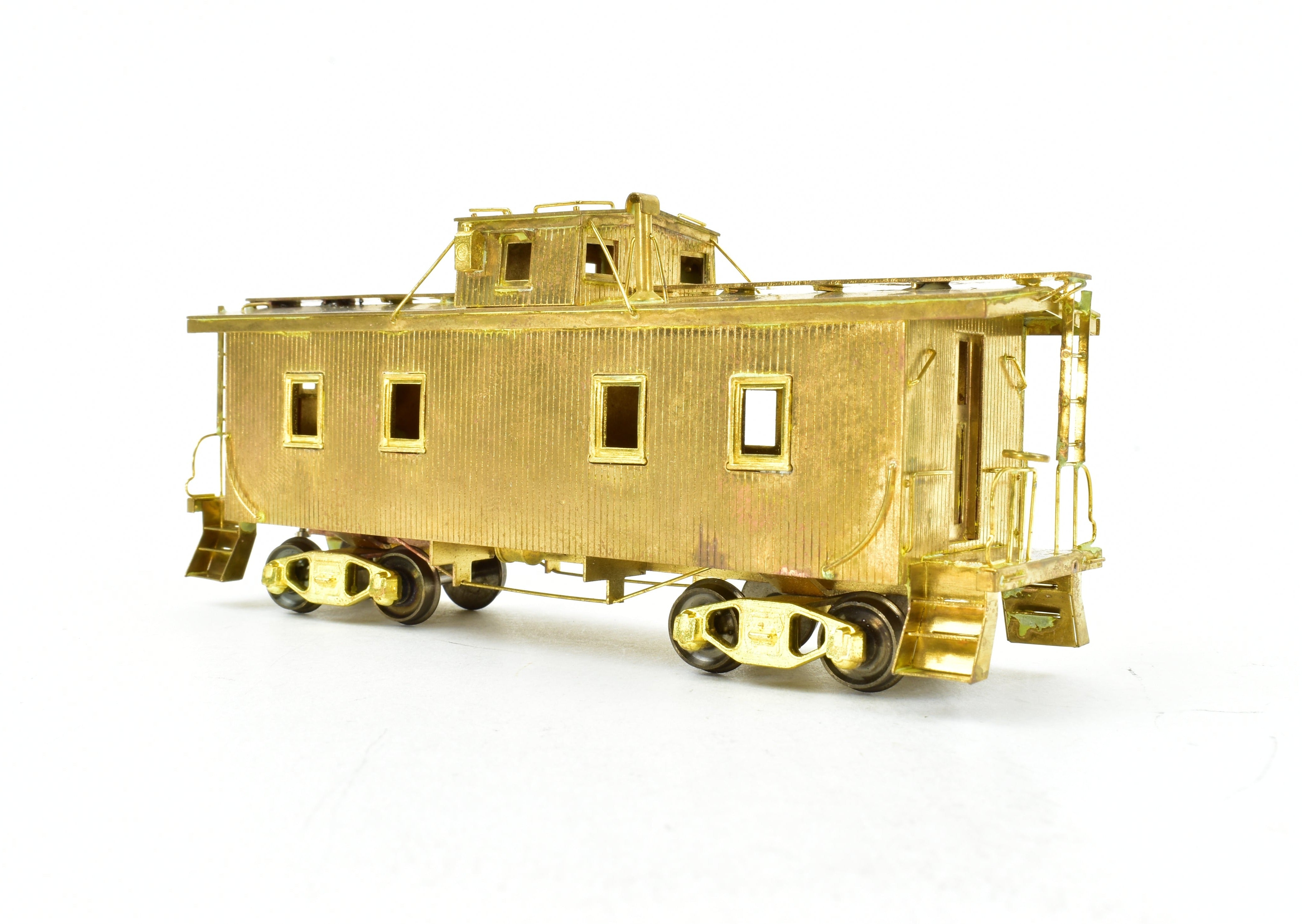 HO Scale Brass Nickel Plate Products (NPP) and Nickel Plate Road (NKP) Wood Caboose Model