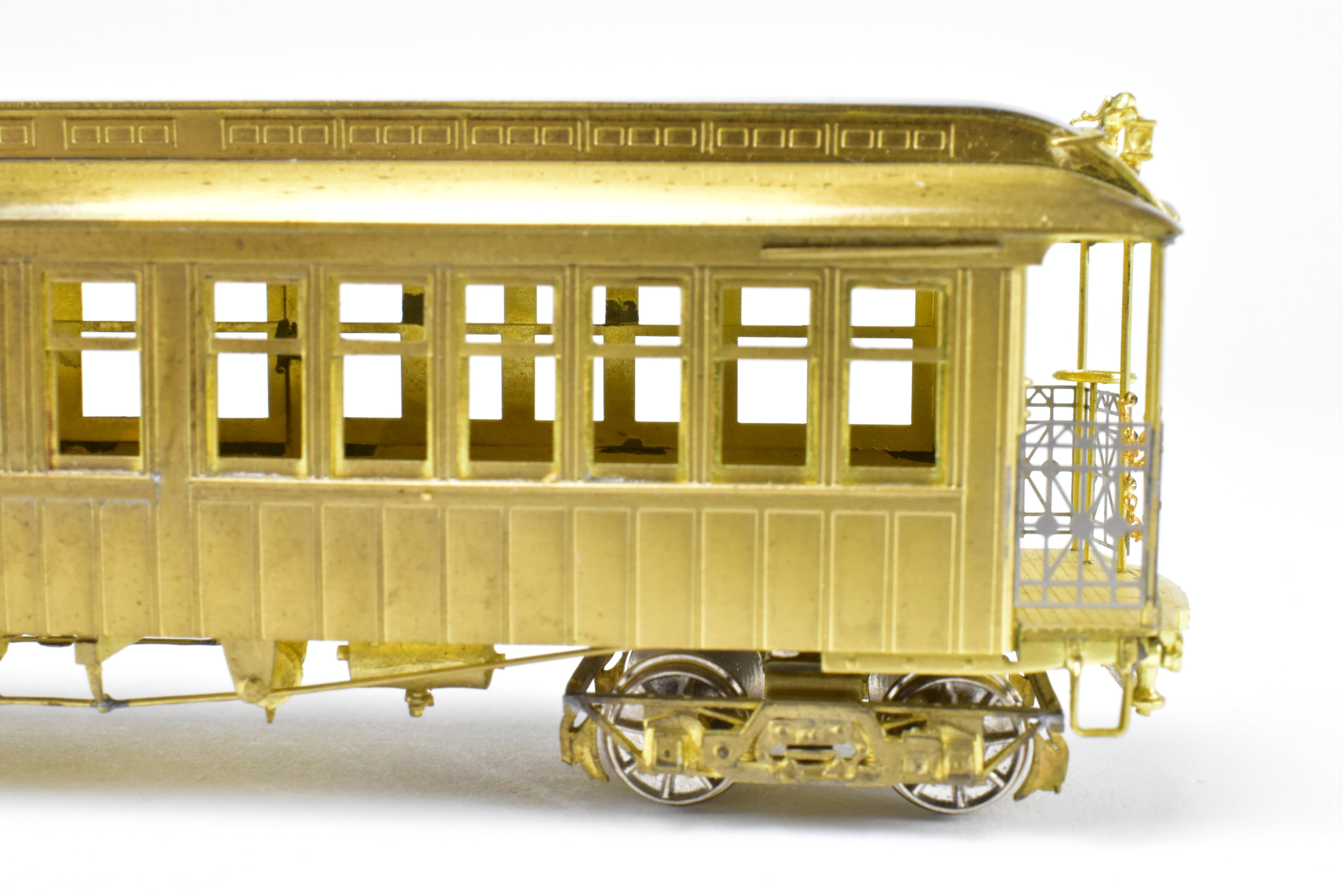 HO Scale Brass Model Train Set by MTS Imports - Manhattan Elevated Railway and Chicago & South Side Rapid Transit Elevated 2 Car Set