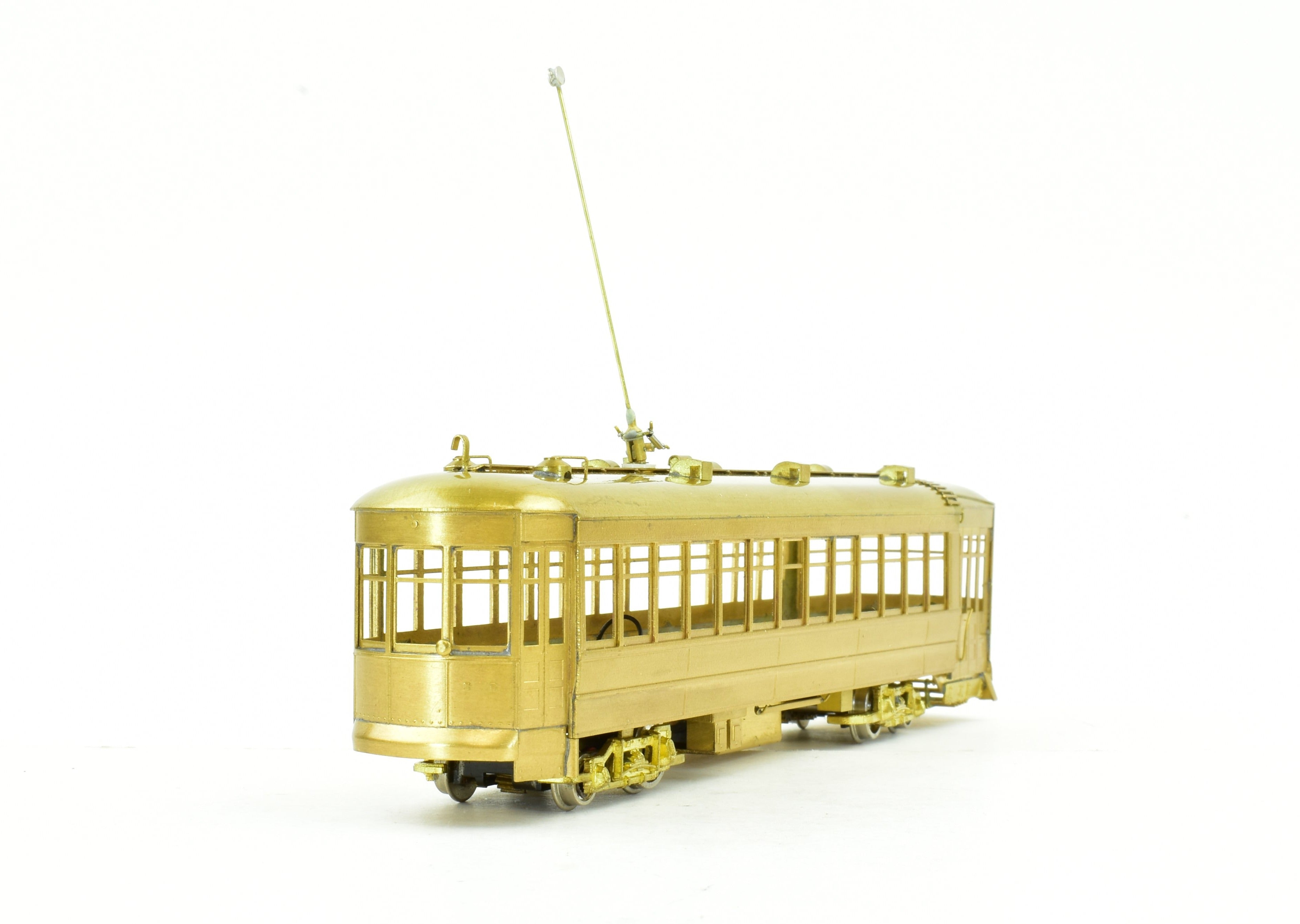 HO Scale Brass Model Train - MTS Imports CSL Chicago Surface Lines 5703 - 5827 Nearside Car for Model Railroading Enthusiasts