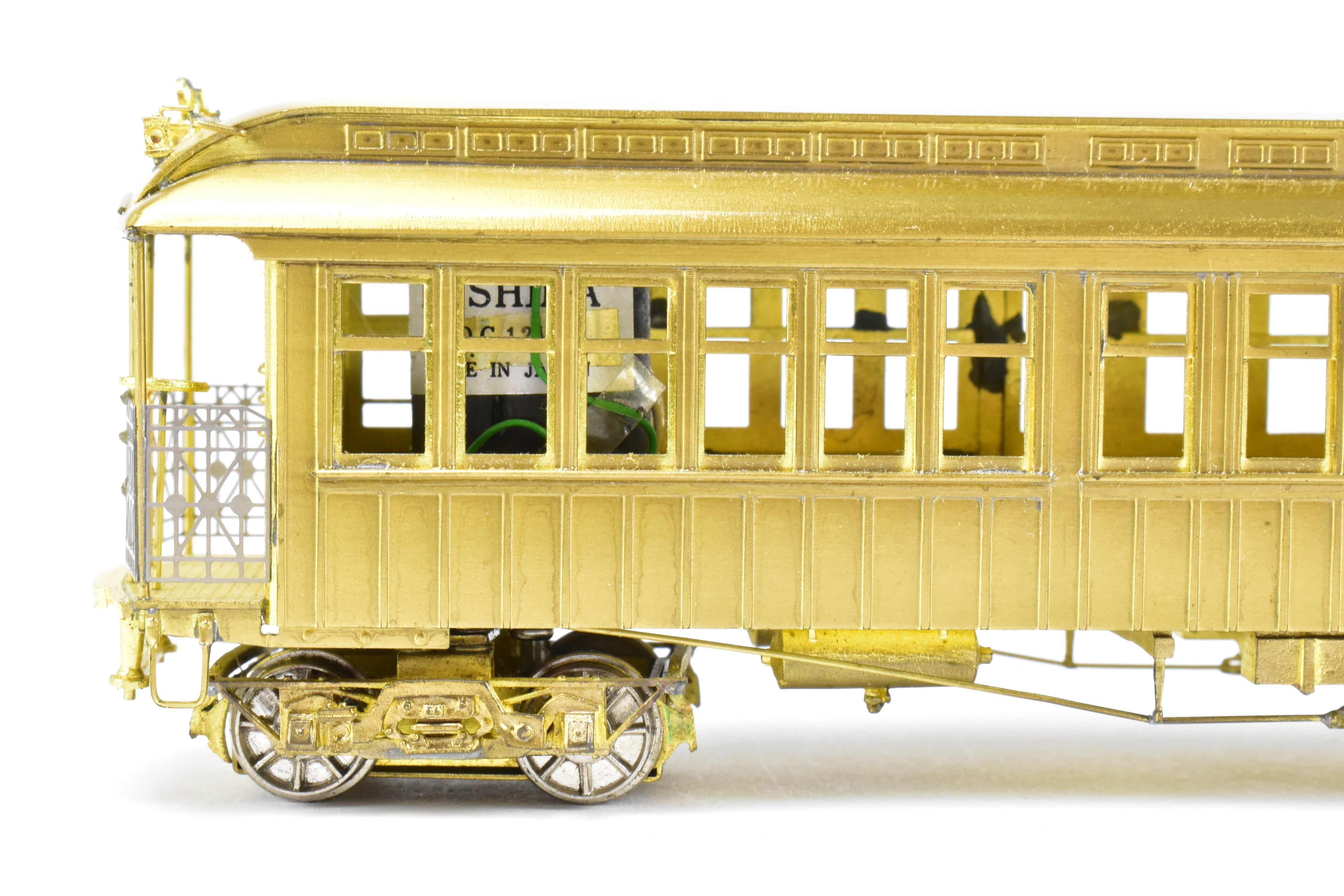 HO Scale Brass Model Train Set by MTS Imports - Manhattan Elevated Railway and Chicago & South Side Rapid Transit Elevated 2 Car Set