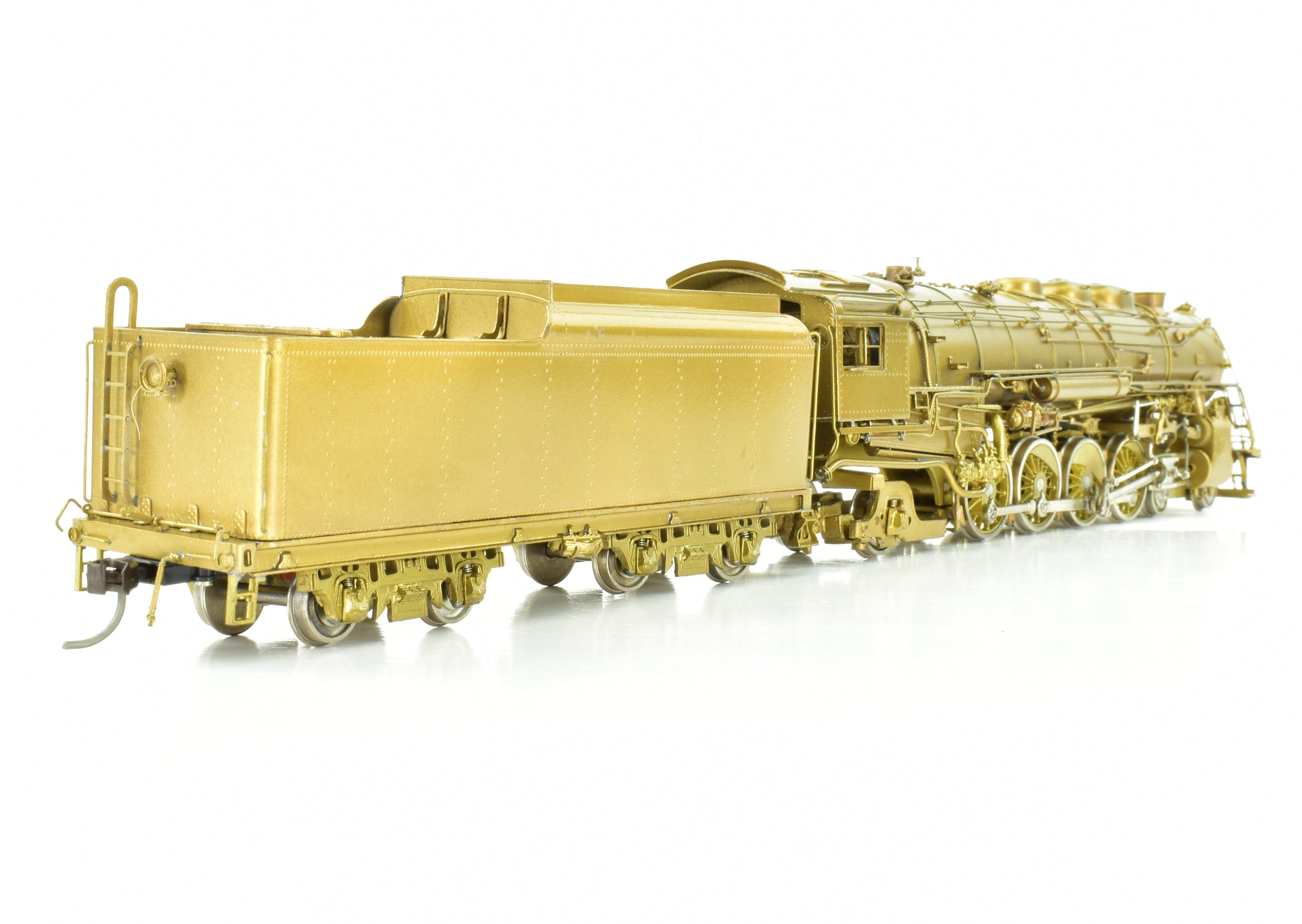 HO Scale Brass Model Train - New York Ontario & Western Class Y - 2 4 - 8 - 2 Custom - Built by KSM for NJ Custom Brass
