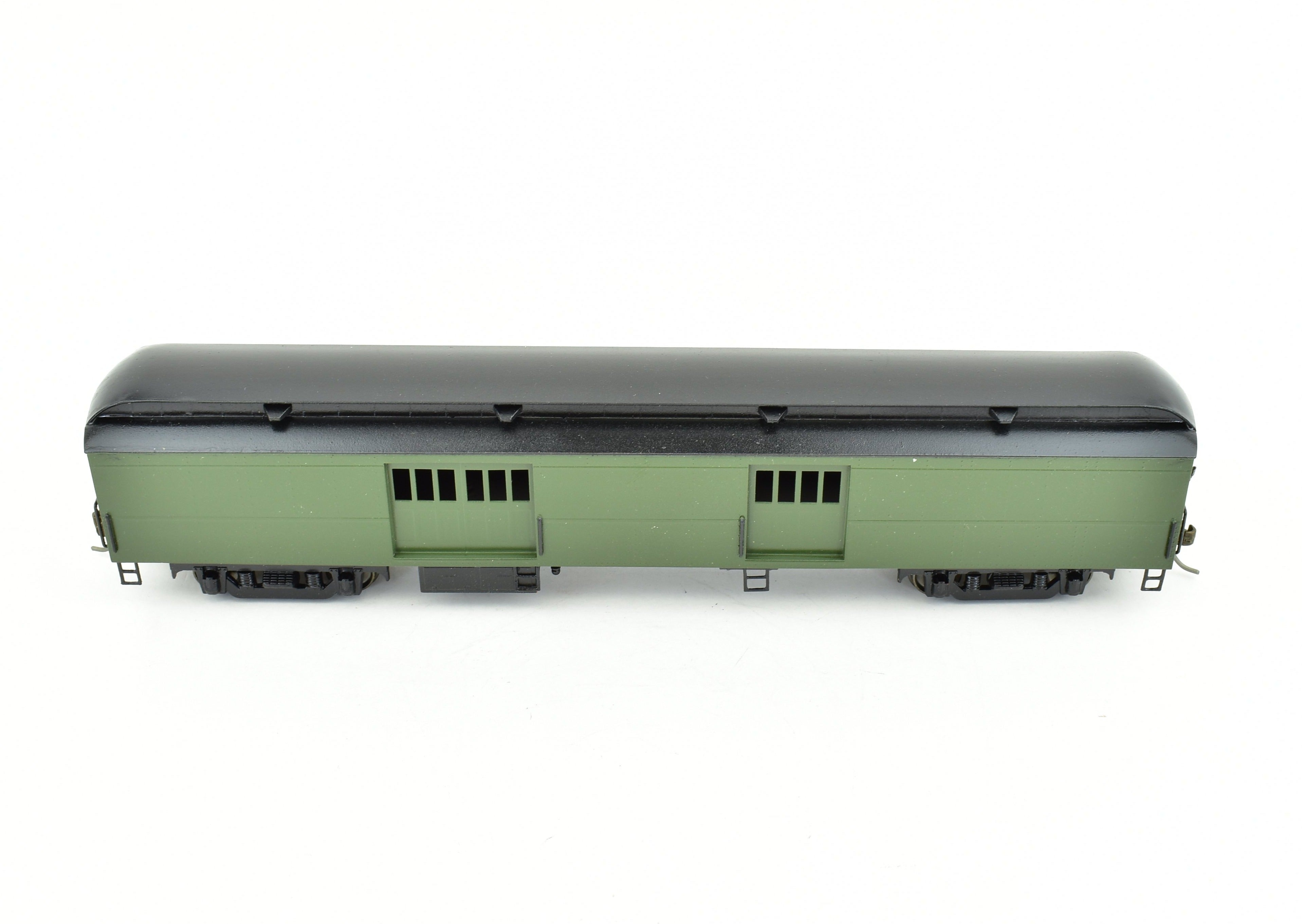 HO Scale Brass NPP Nickel - Plated Custom - Painted NYO&W Baggage Car
