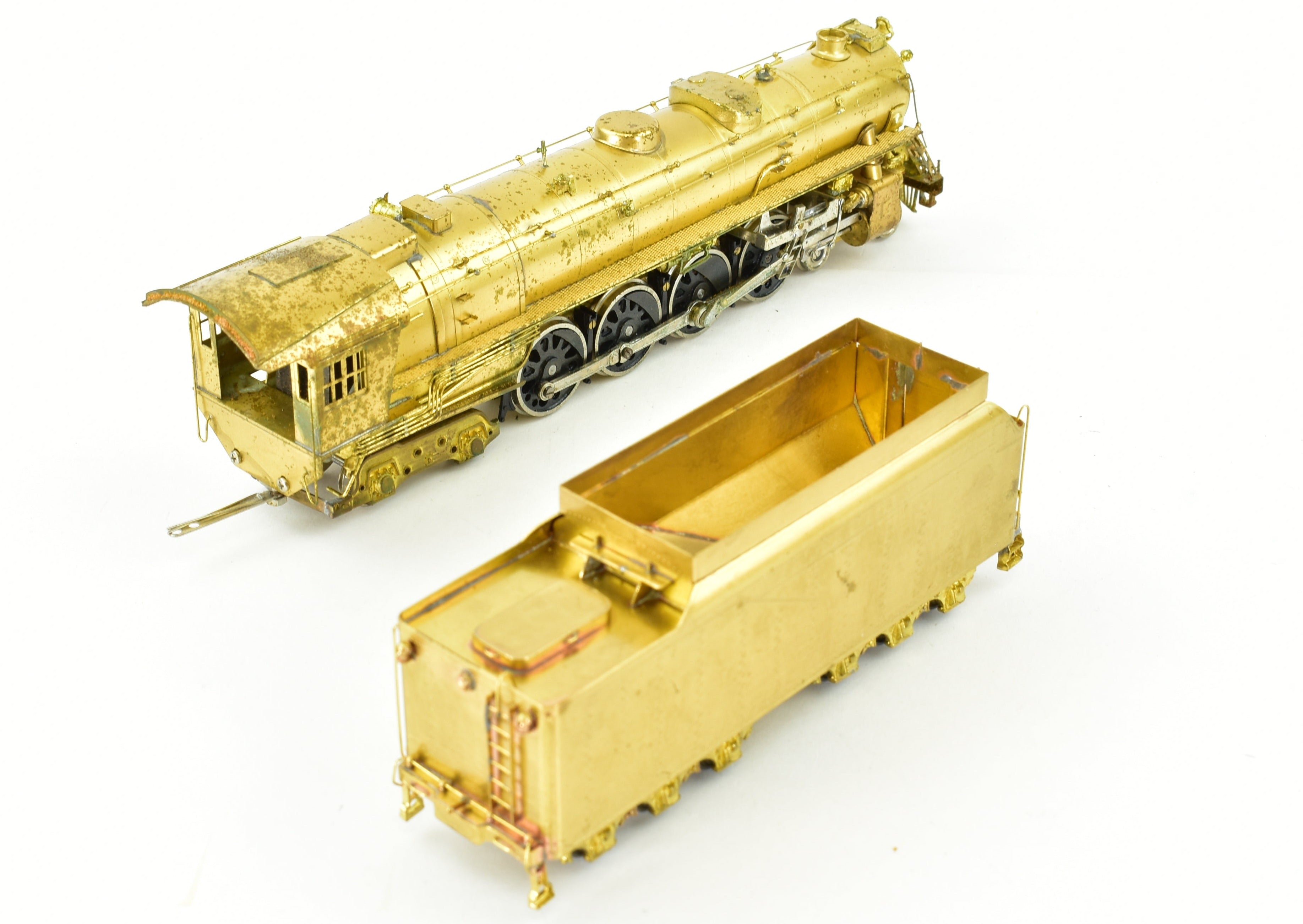 HO Brass Nickel - Plated DL&W Lackawanna Class Q - 4 4 - 8 - 4 Modern Pocono Model
