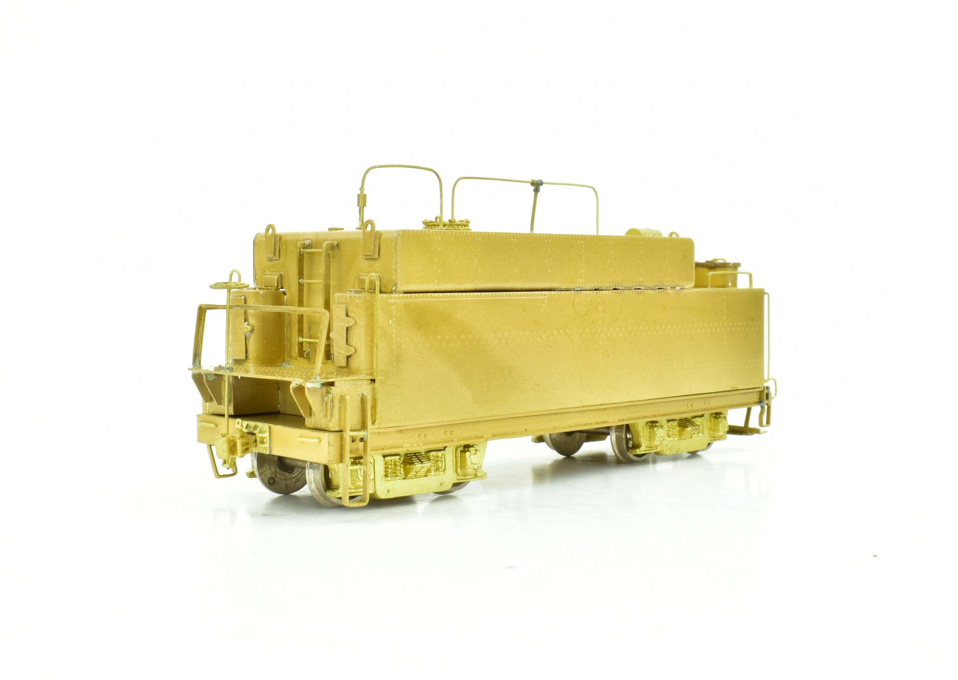 HO Scale Brass NPP Nickel - Plated Auxiliary Tender for CB&Q and C&S Routes