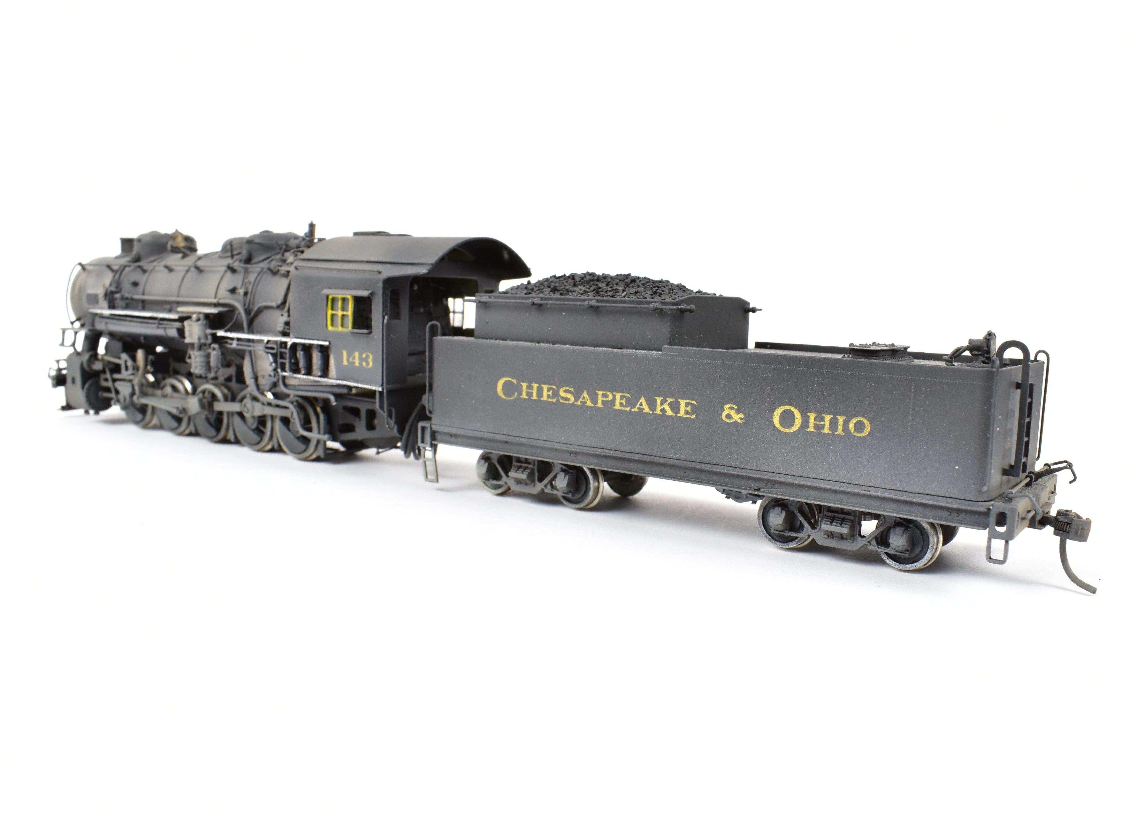 Custom Painted HO Brass NJ C&O Class C-12 0-10-0 Switcher with DCC Sound