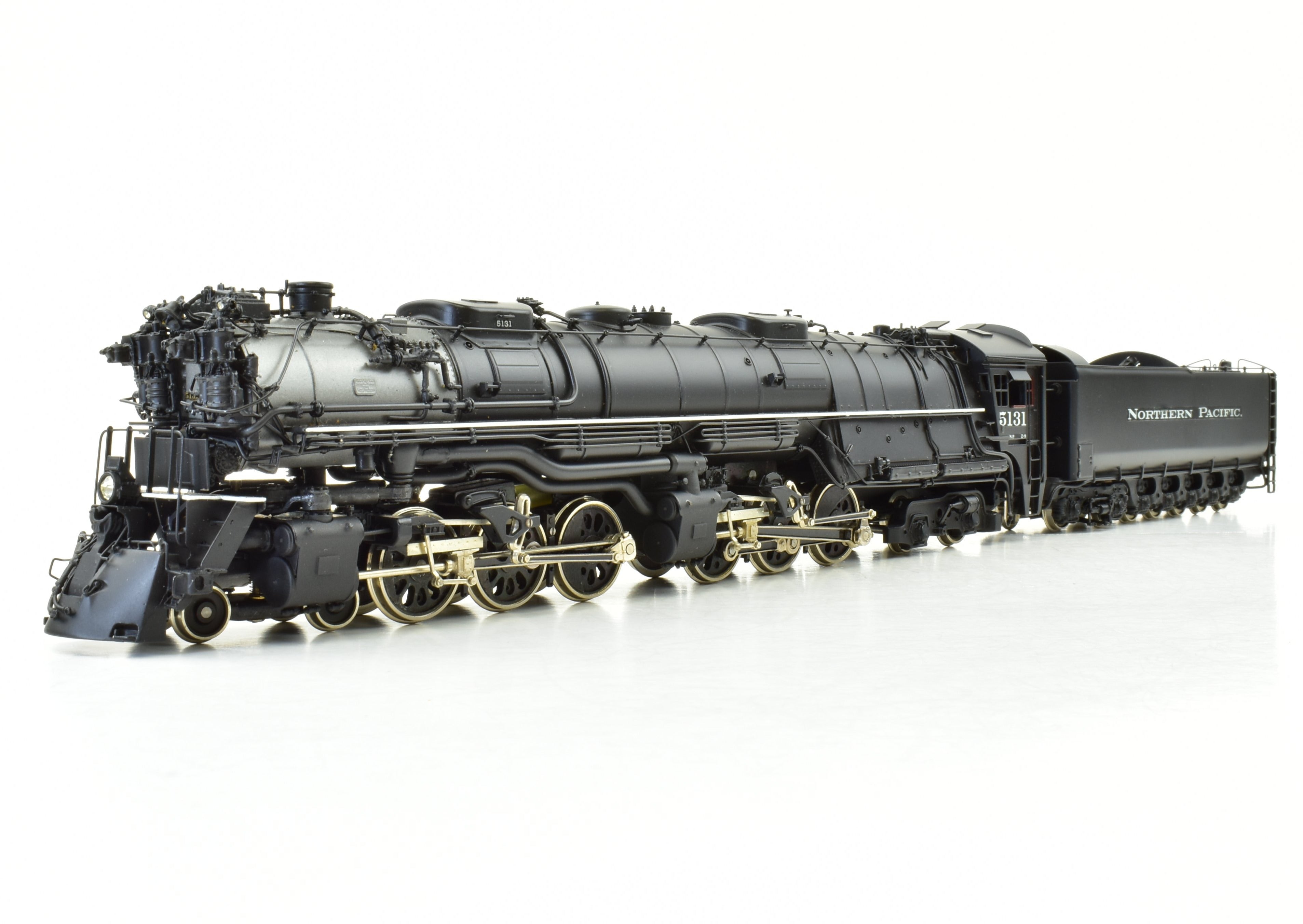 HO Scale Brass PFM - Tenshodo Northern Pacific Class Z - 8 4 - 6 - 6 - 4 Steam Locomotive Model from 1979 Run