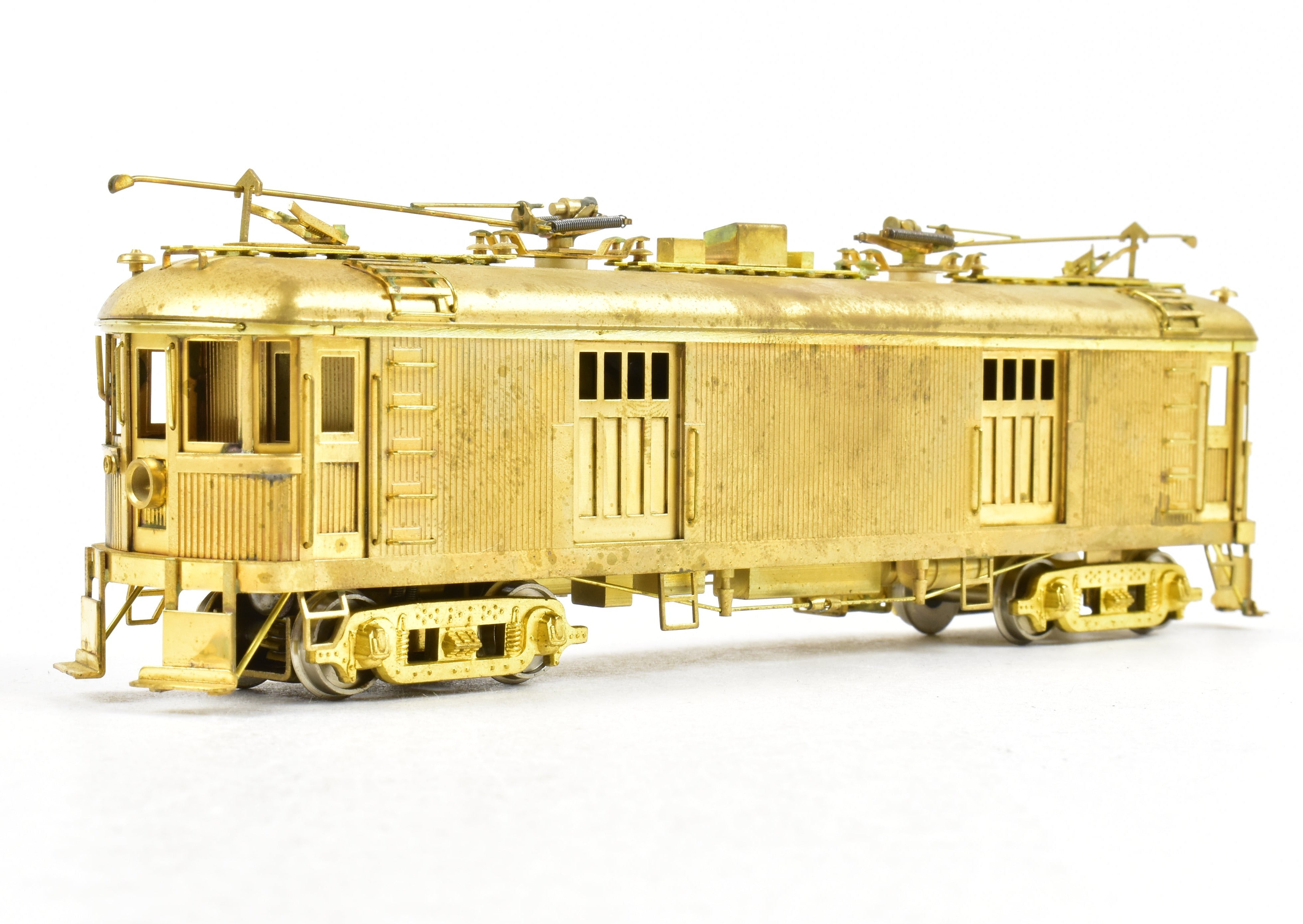 HO Scale Brass Suydam Pacific Electric Wood Box Motor Model Train