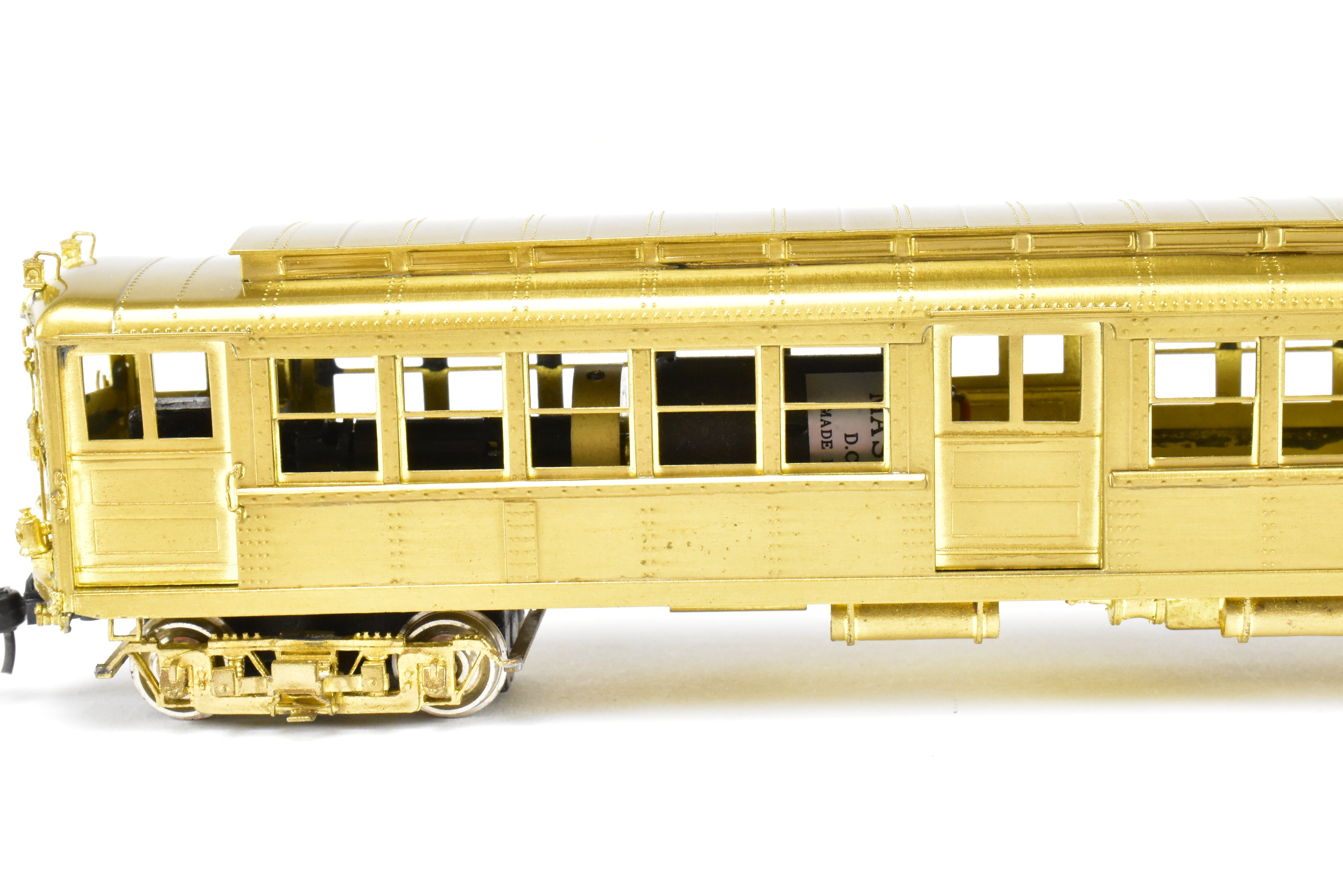 HO Scale Brass Subway Model - MTS Imports IRT Interborough Rapid Transit Deck Roof High-Voltage 2-Car Set for Model Railroads