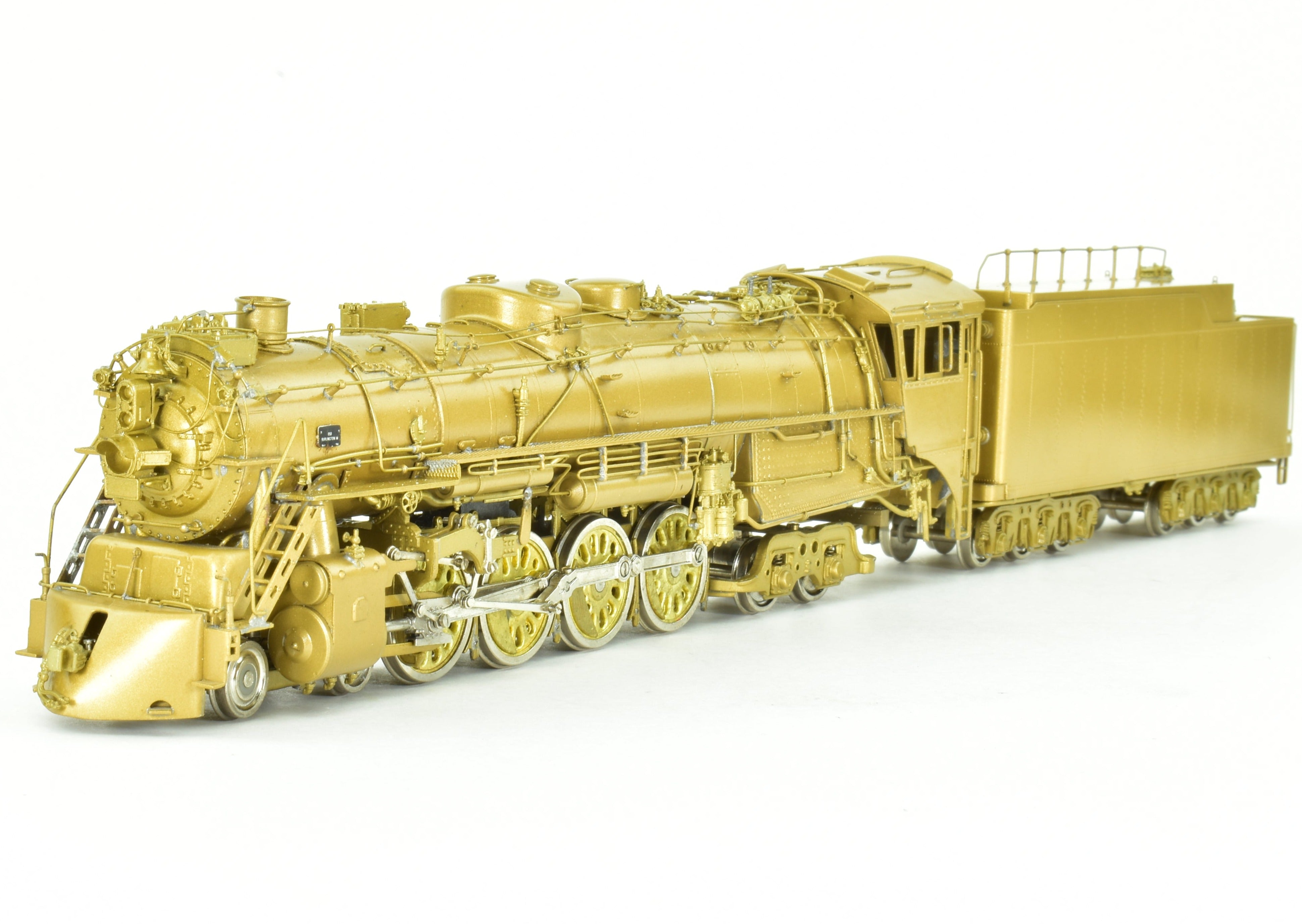 HO Scale Custom Brass CB&Q Burlington Route Class O5B 4-8-4 Locomotive