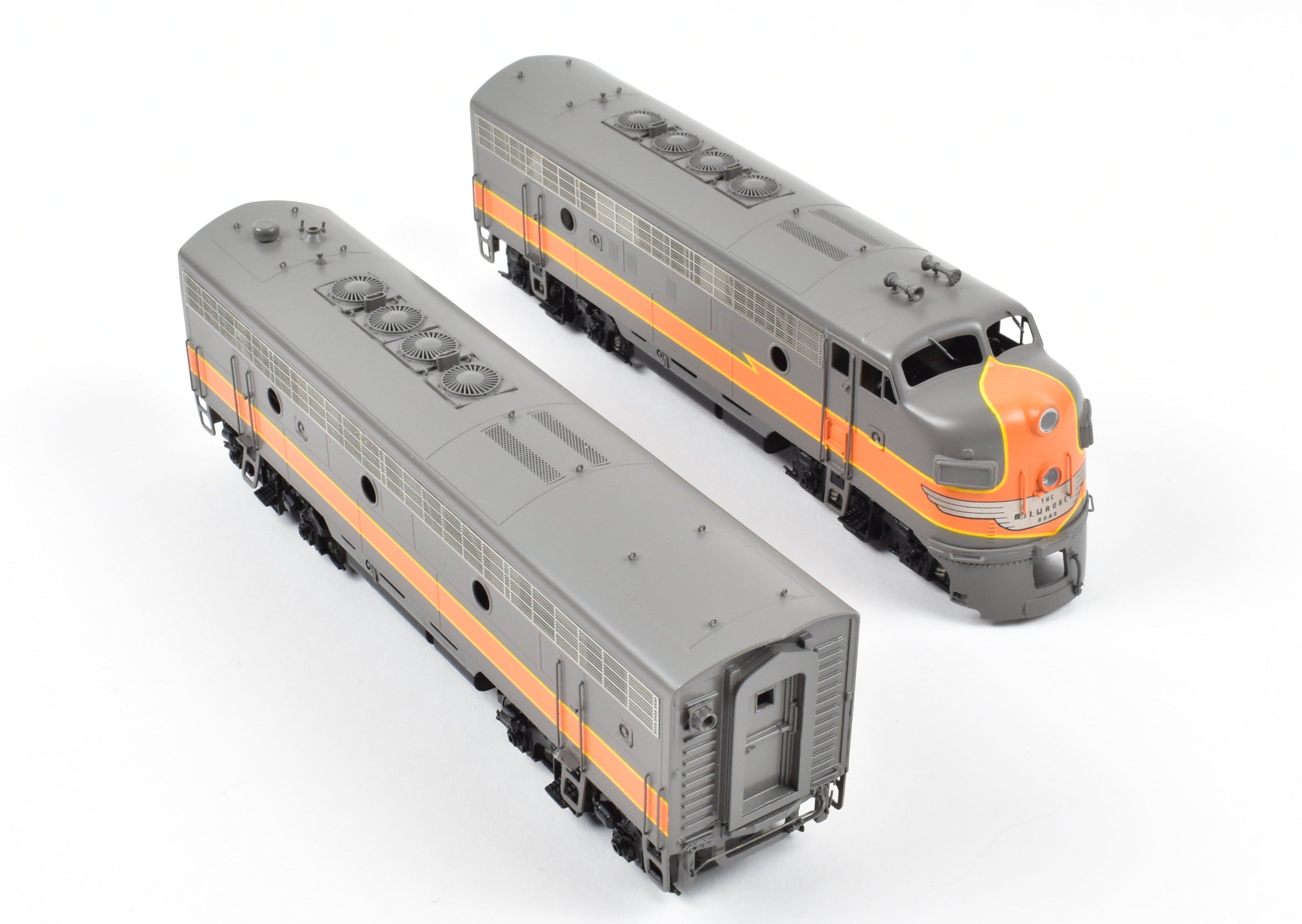 HO Brass Oriental Limited Milwaukee Road EMD F3A/F3B Un-numbered Lettered Models