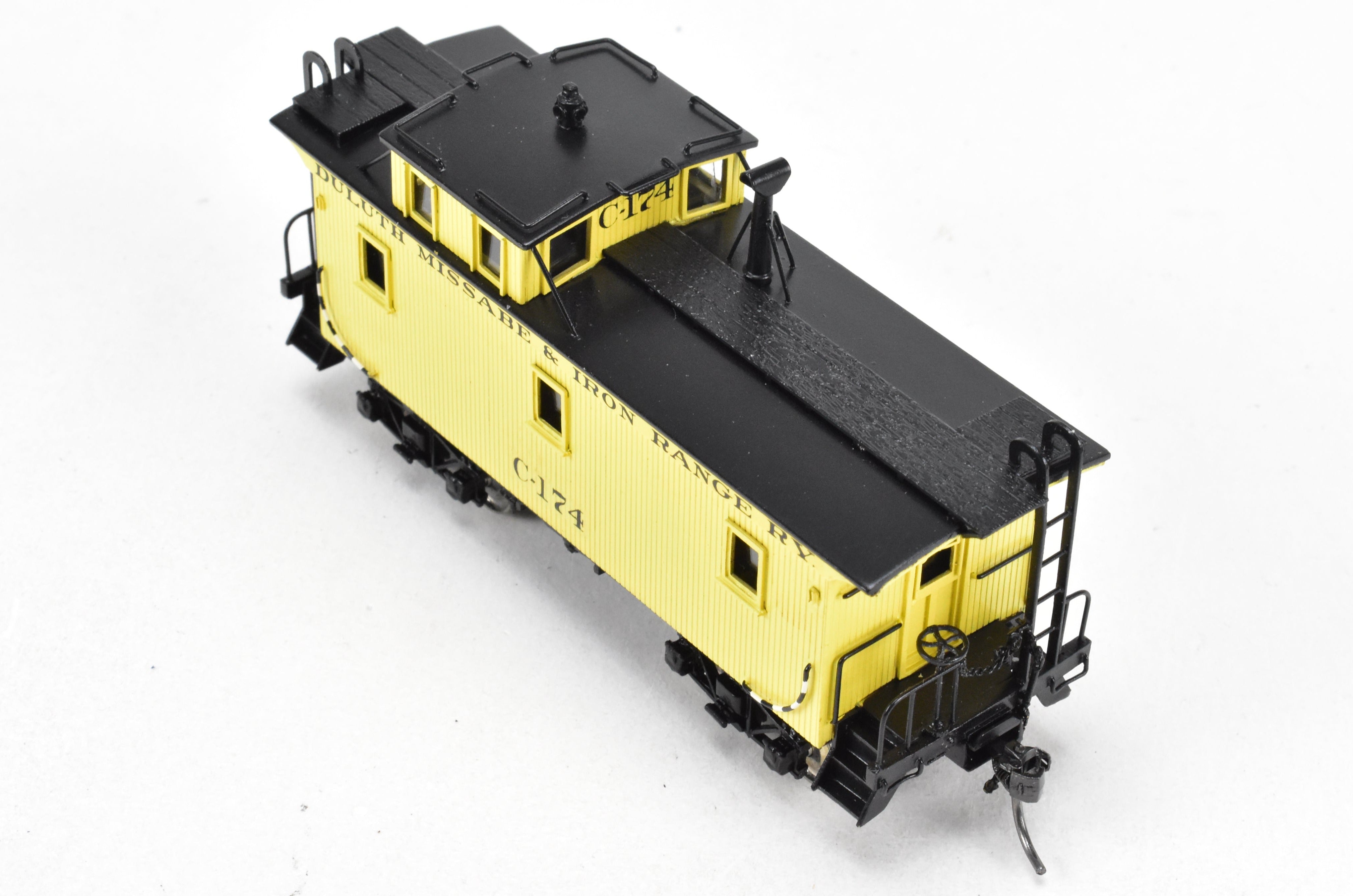 HO Scale Brass Pacific Fast Mail (PFM) - SKI Duluth Missabe & Iron Range (DM&IR) Wood Caboose Model, Factory Painted and Numbered FP No. C-174