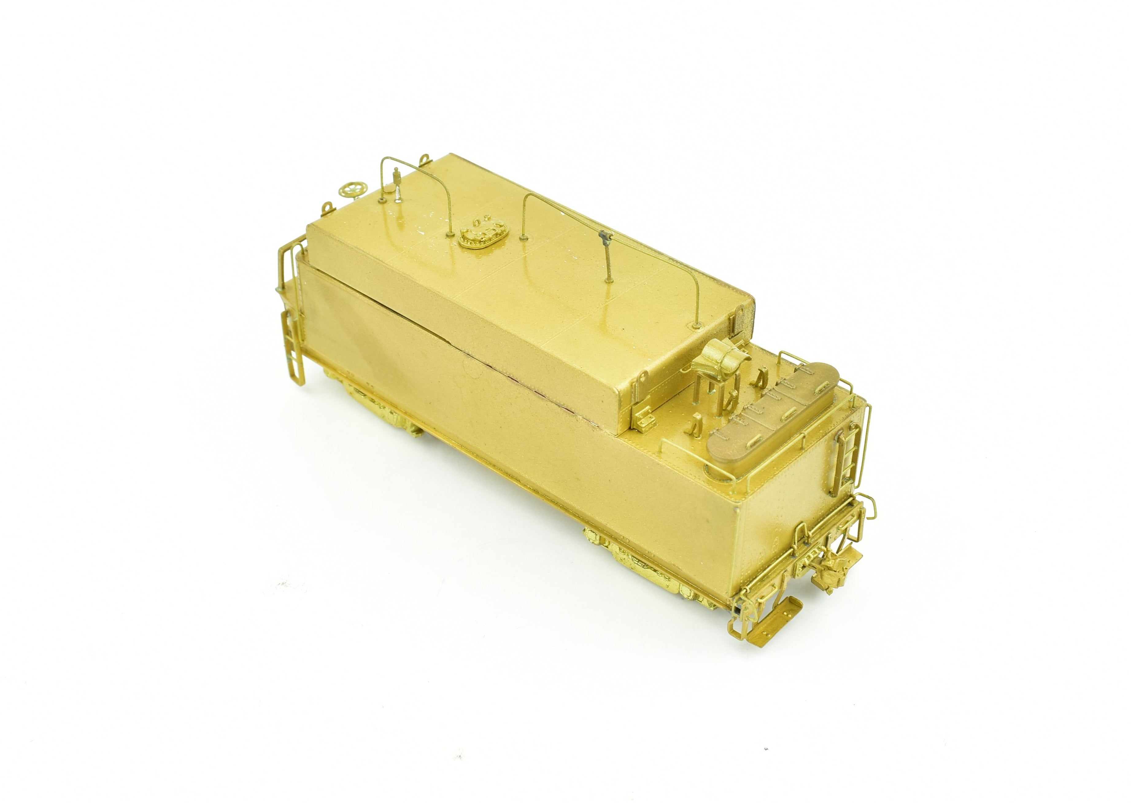 HO Scale Brass NPP Nickel - Plated Auxiliary Tender for CB&Q and C&S Routes