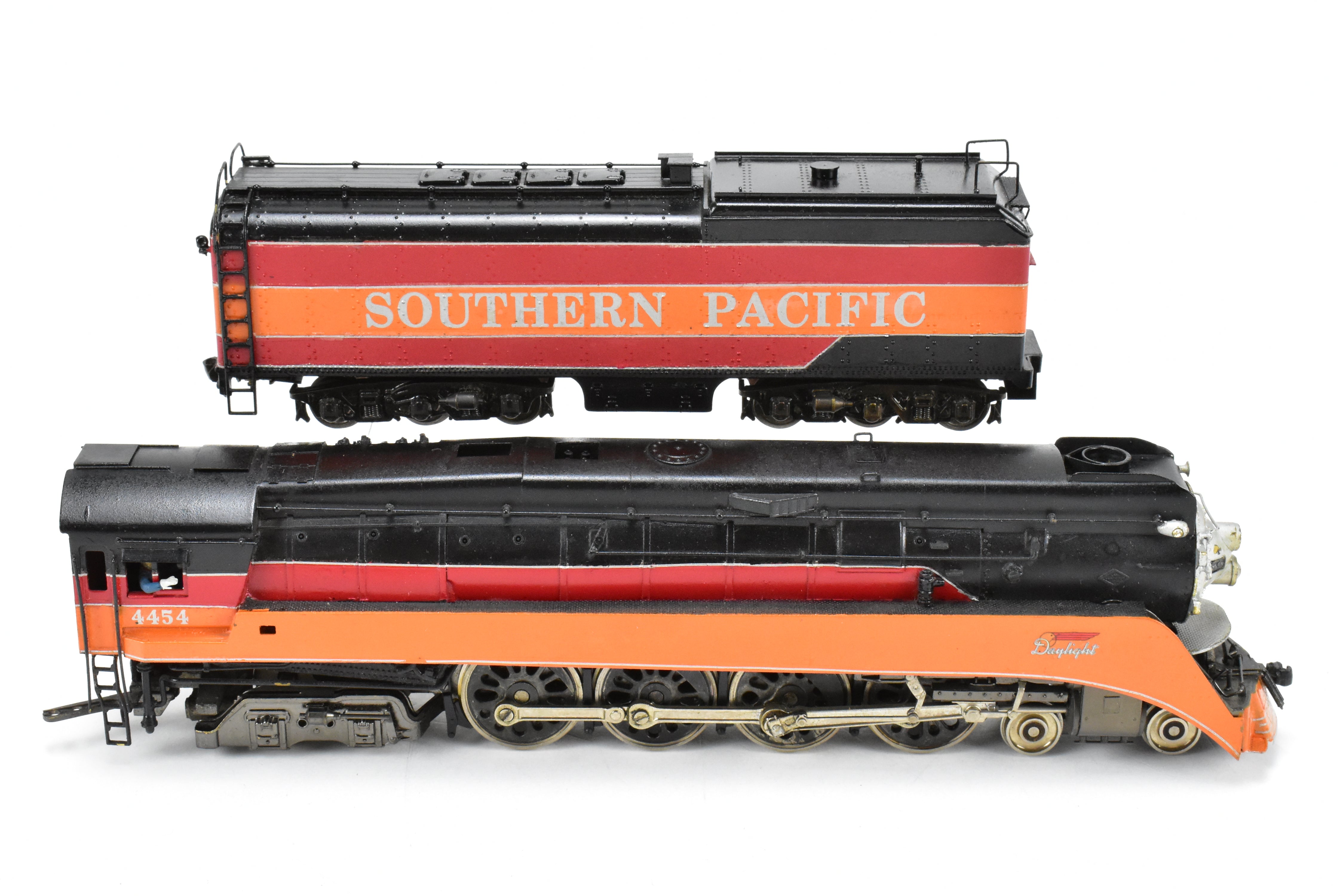 HO Scale Brass Model Train - Max Gray SP Southern Pacific Class GS - 4 4 - 8 - 4 Skirted CP Daylight Locomotive #4454