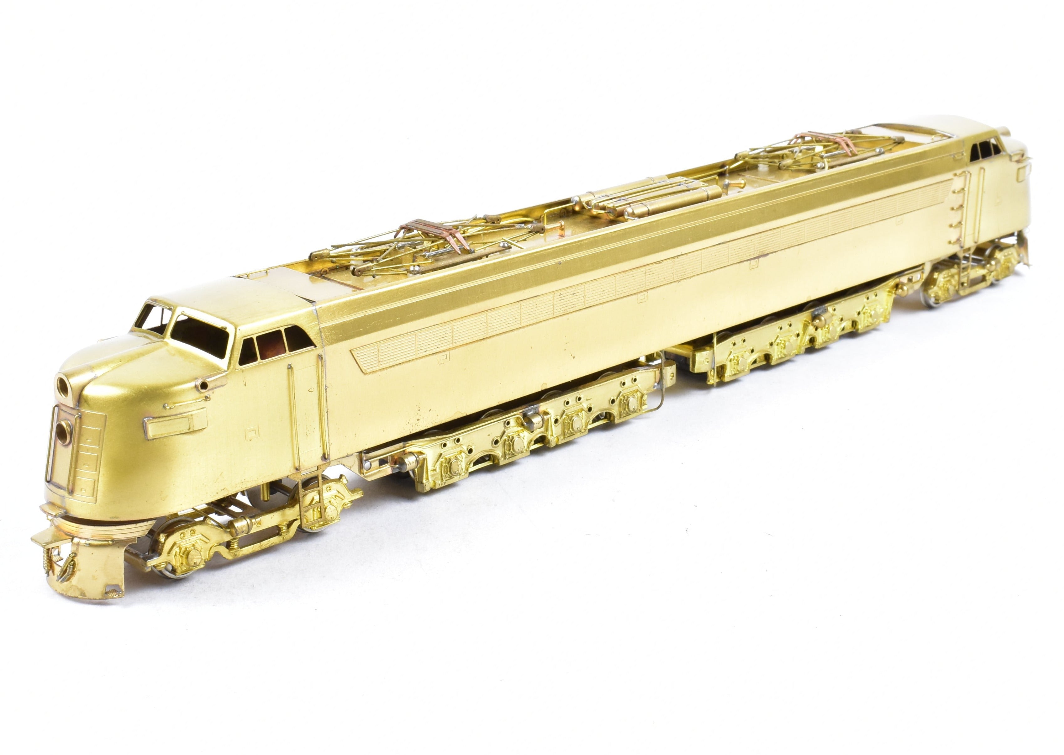 HO Scale Custom Brass Model - Great Northern General Electric W-1 Electric Locomotive from NJ Custom Brass