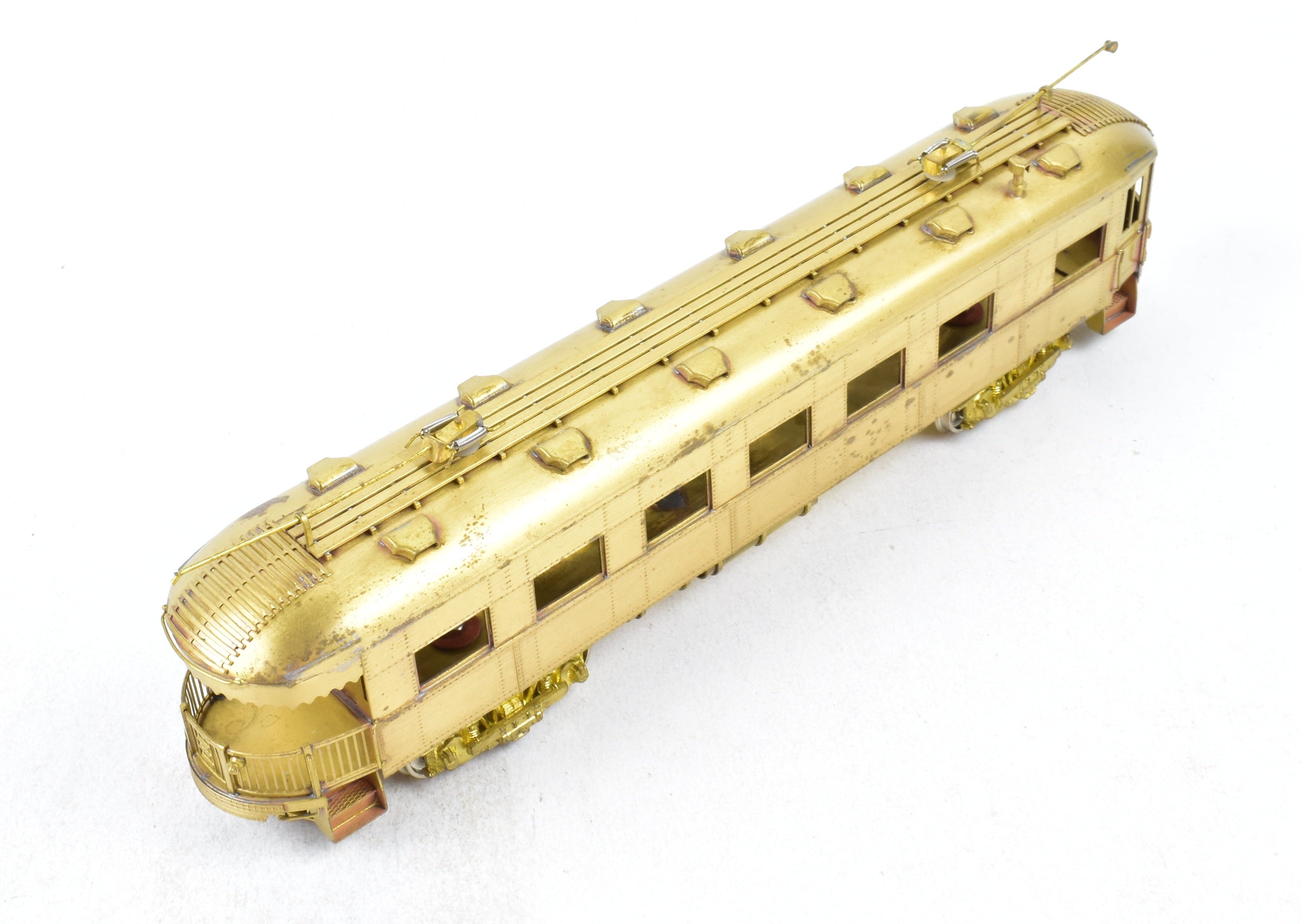 1978 HO Brass MTM Midwest Trolley Museum North Shore Line No. 410 Parlor Observation Trailer