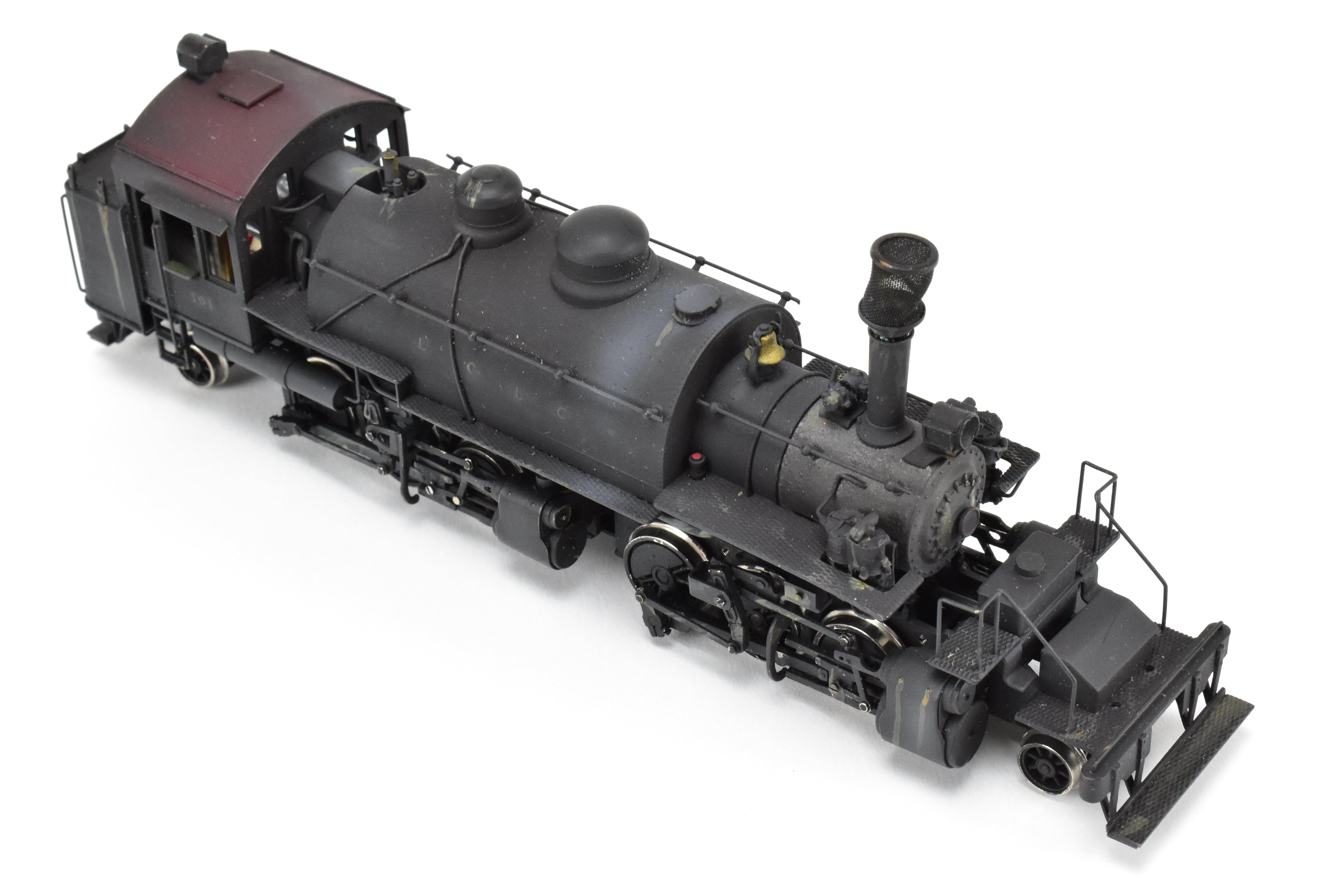 HO Brass NWSL Baldwin 2-6-6-2T Saddle Tank Logging Mallet, Unlettered Custom Painted