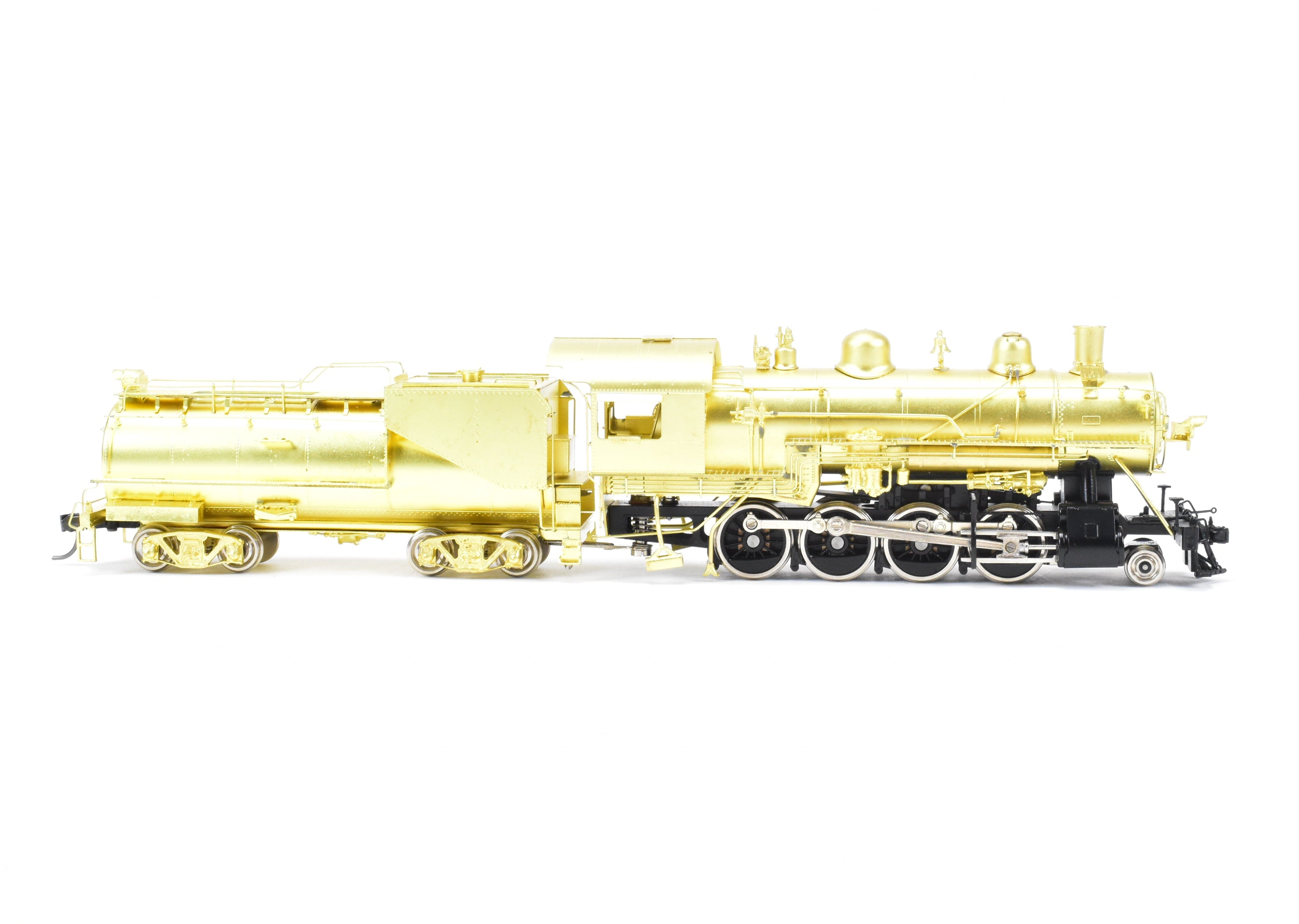 High - Quality HO Scale Brass Model Train - Southern Pacific C - 10 2 - 8 - 0 Prestige Series from Sunset Models with 2 Pumps and Feedwater Heater