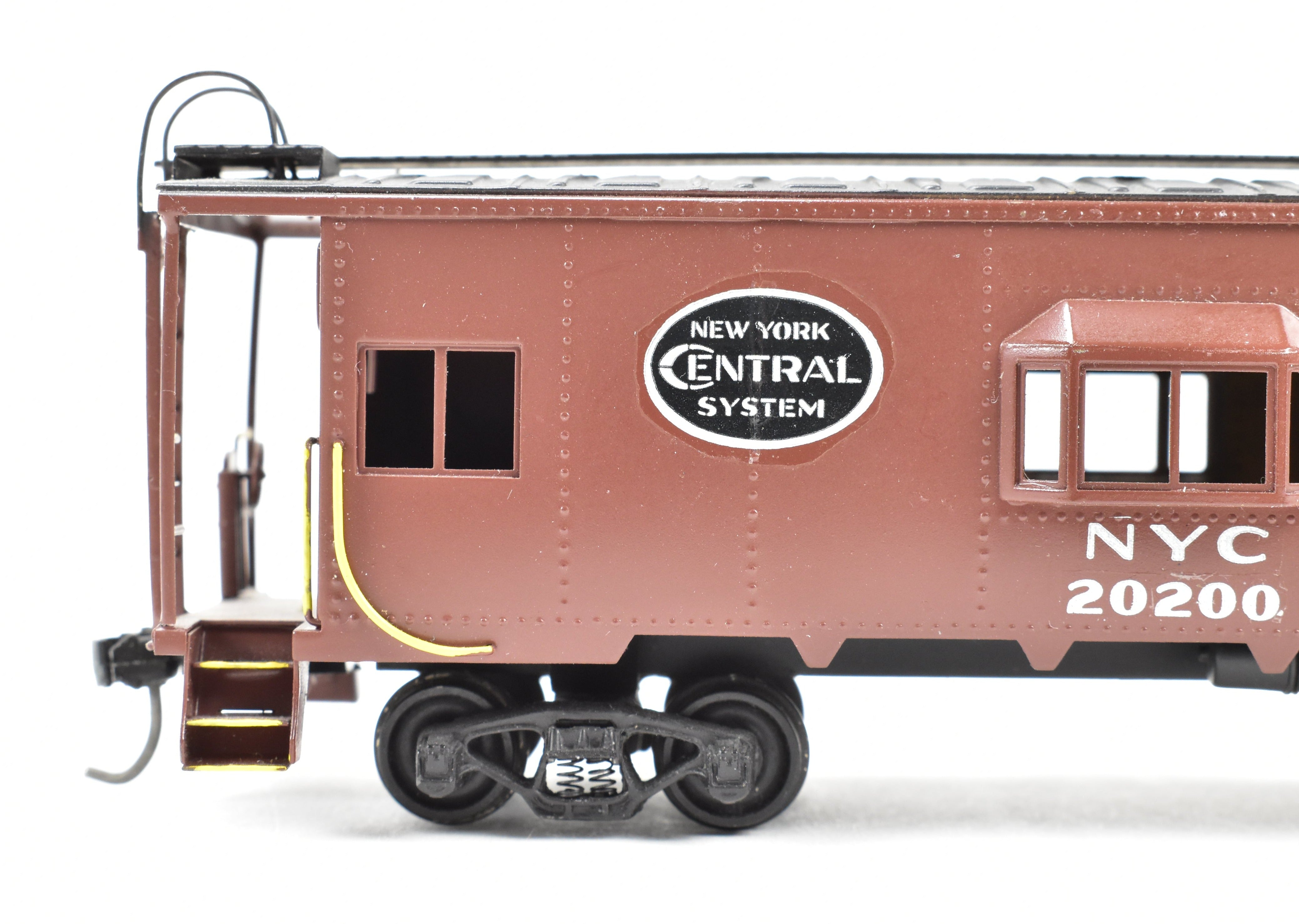 HO Scale Brass Model Train - Lambert NYC New York Central N7 All - Steel Bay Window Caboose CP by Despatch Shops