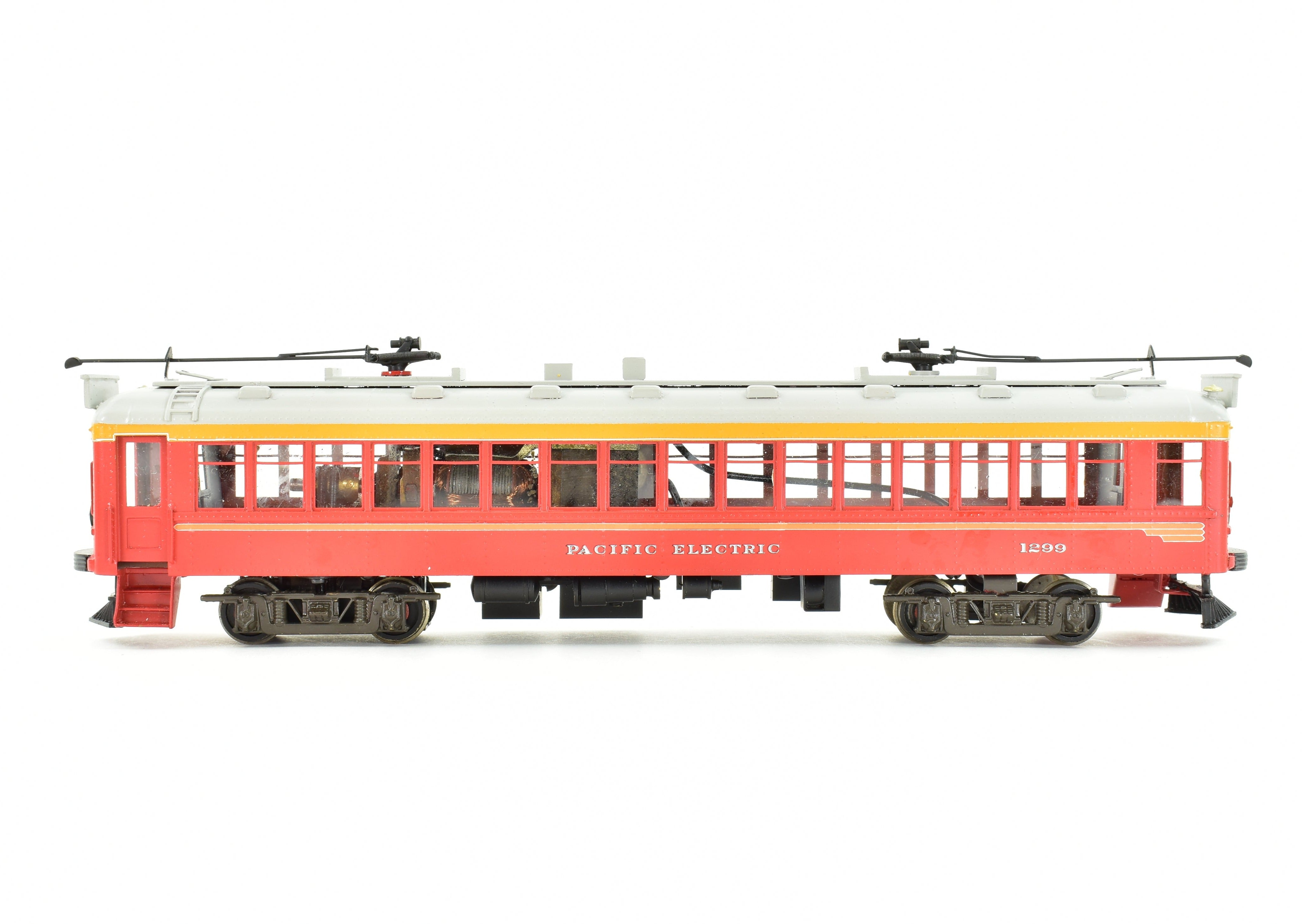 High - Quality HO Scale Brass Suydam Pacific Electric Steel Business Car Model #1299 Professionally Painted and Finished, Presented in ReBoxx Packaging