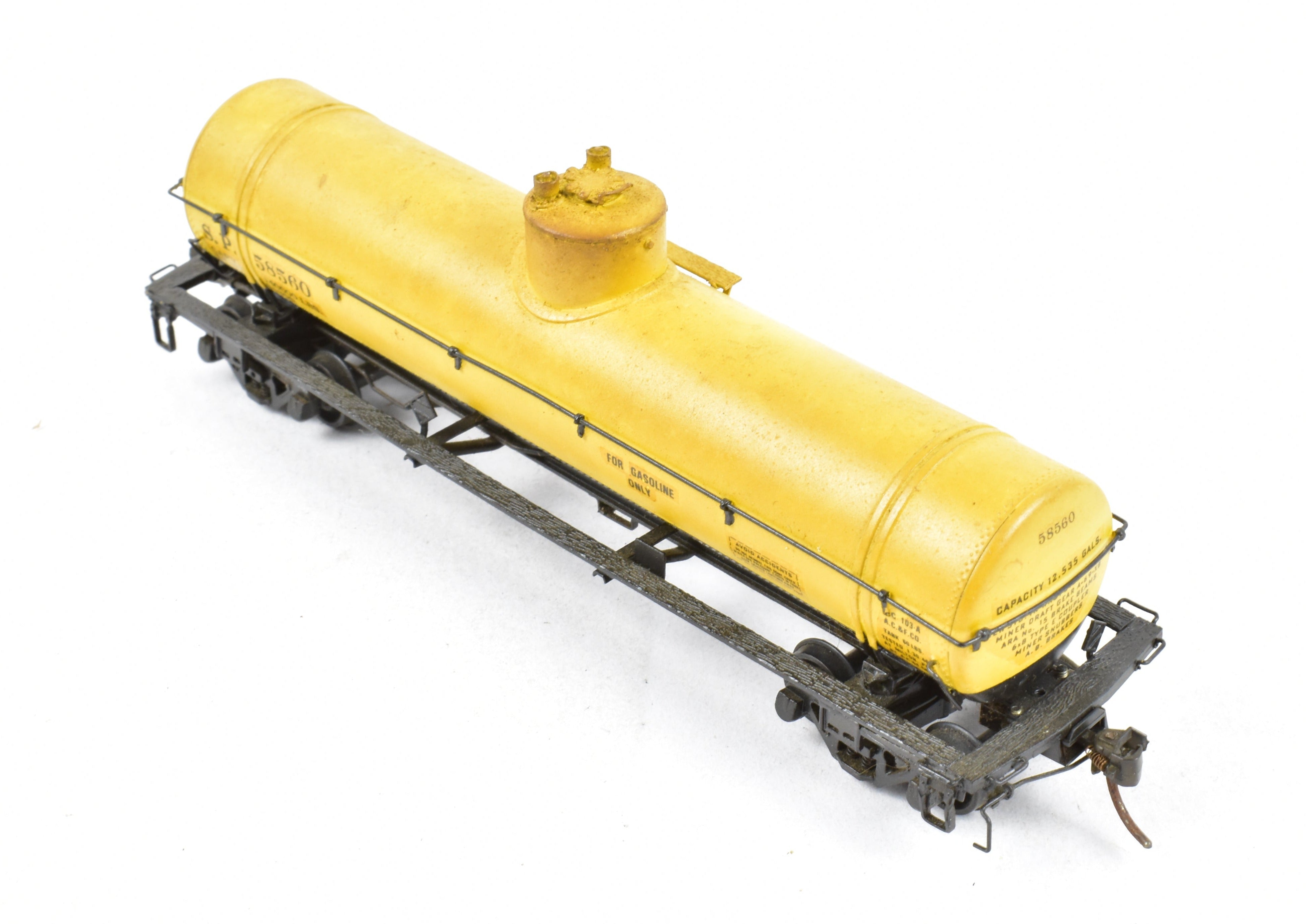 Custom Painted HO Brass Southern Pacific O - 50 - 12 Tank Car by Pecos River