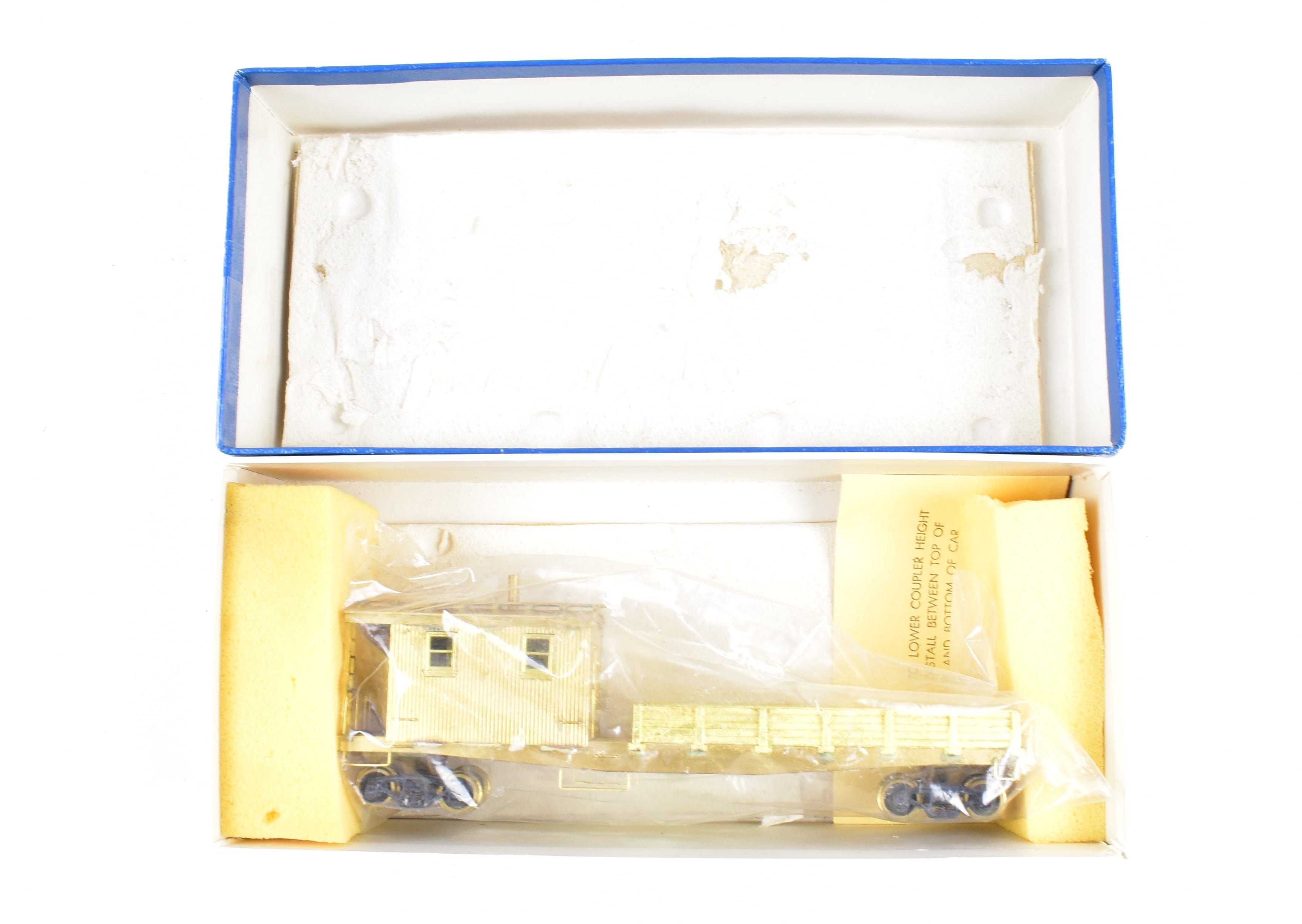 High - Quality HO Scale Brass Lambert Maintenance of Way (MOW) Boom Car for Various Roads