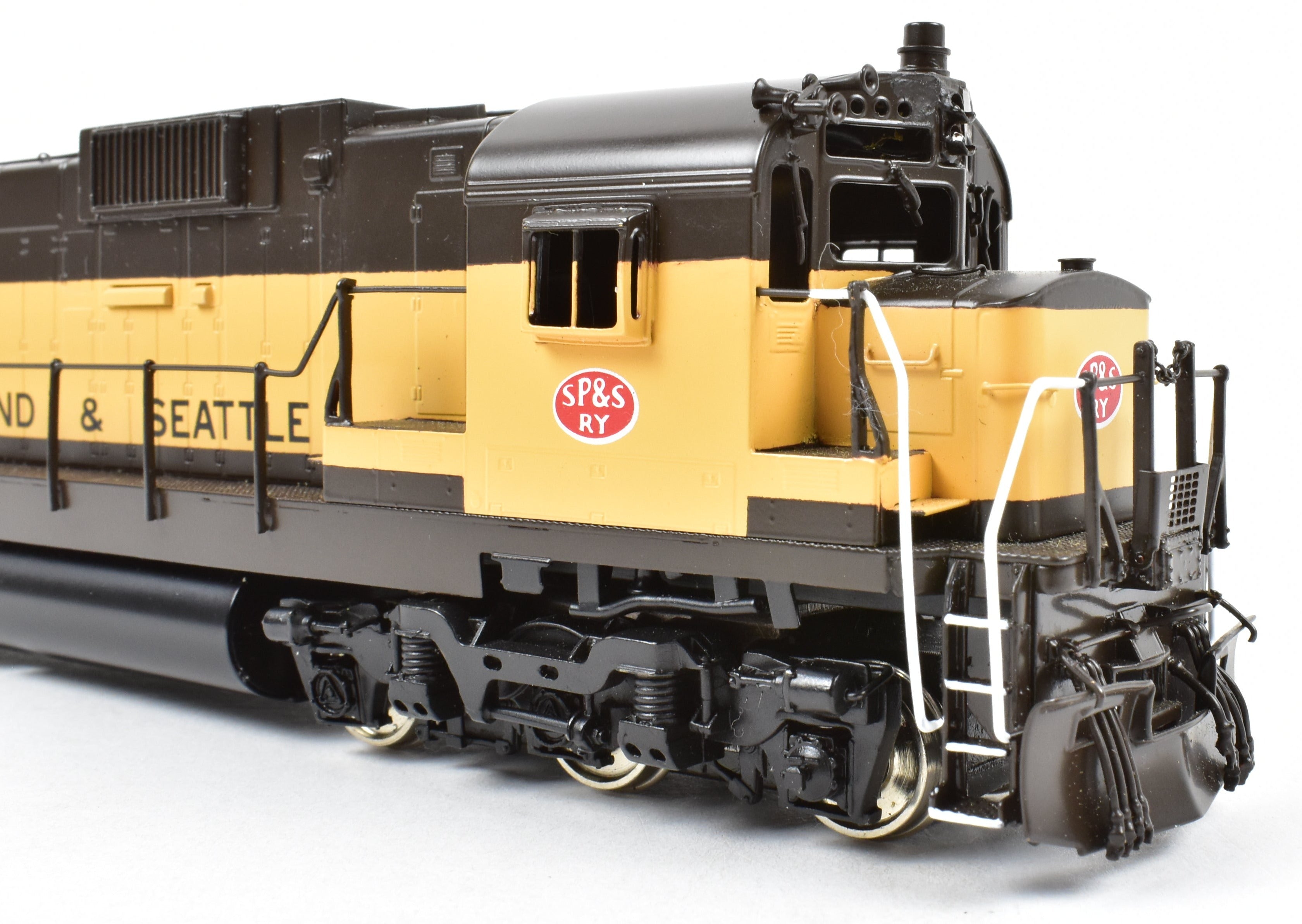 HO Brass Oriental Limited SP&S Alco C - 636 Un - numbered Freight Locomotive