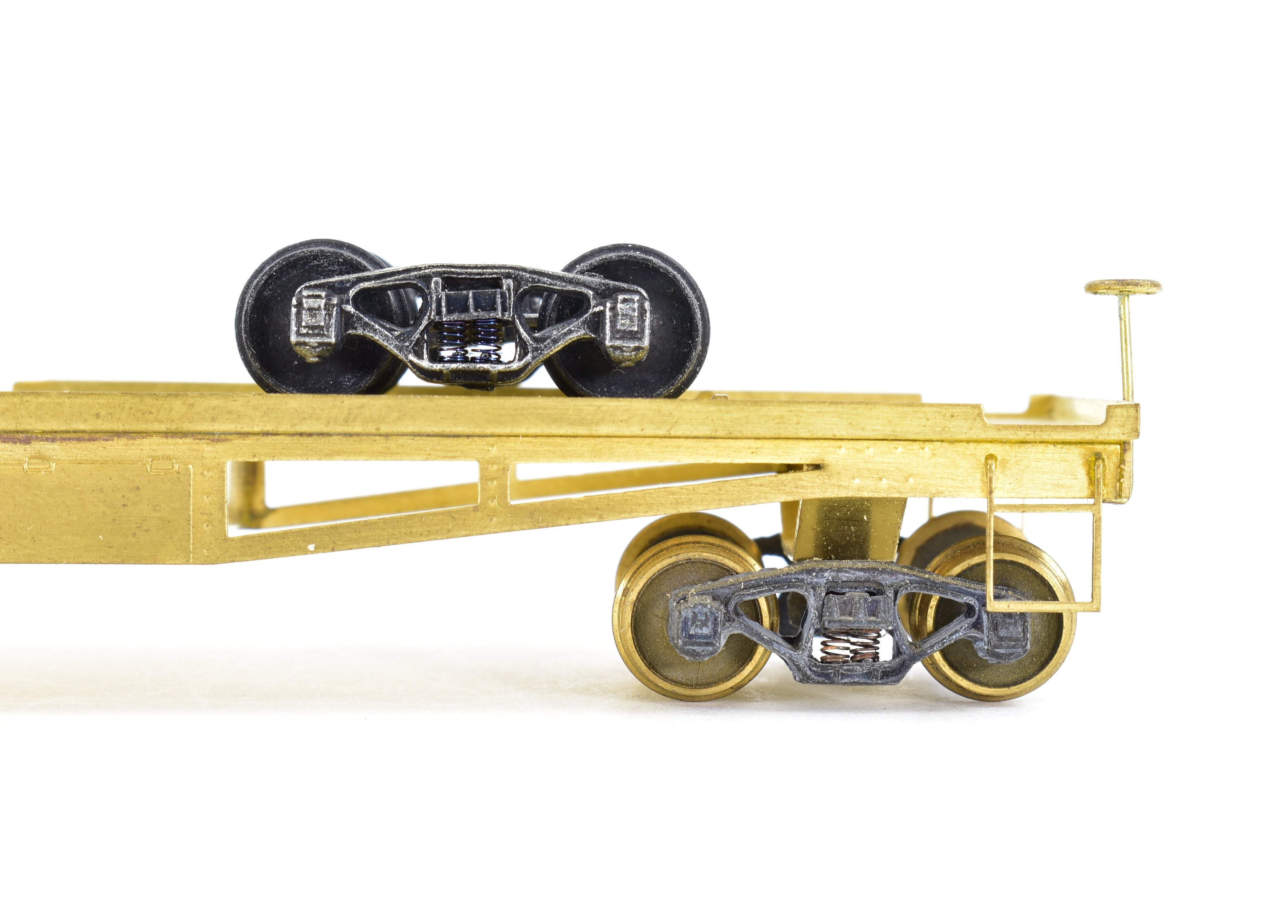 High - Quality HO Scale Brass Lambert Model Various Roads Truck, Car, and Flat Car for Model Railroading