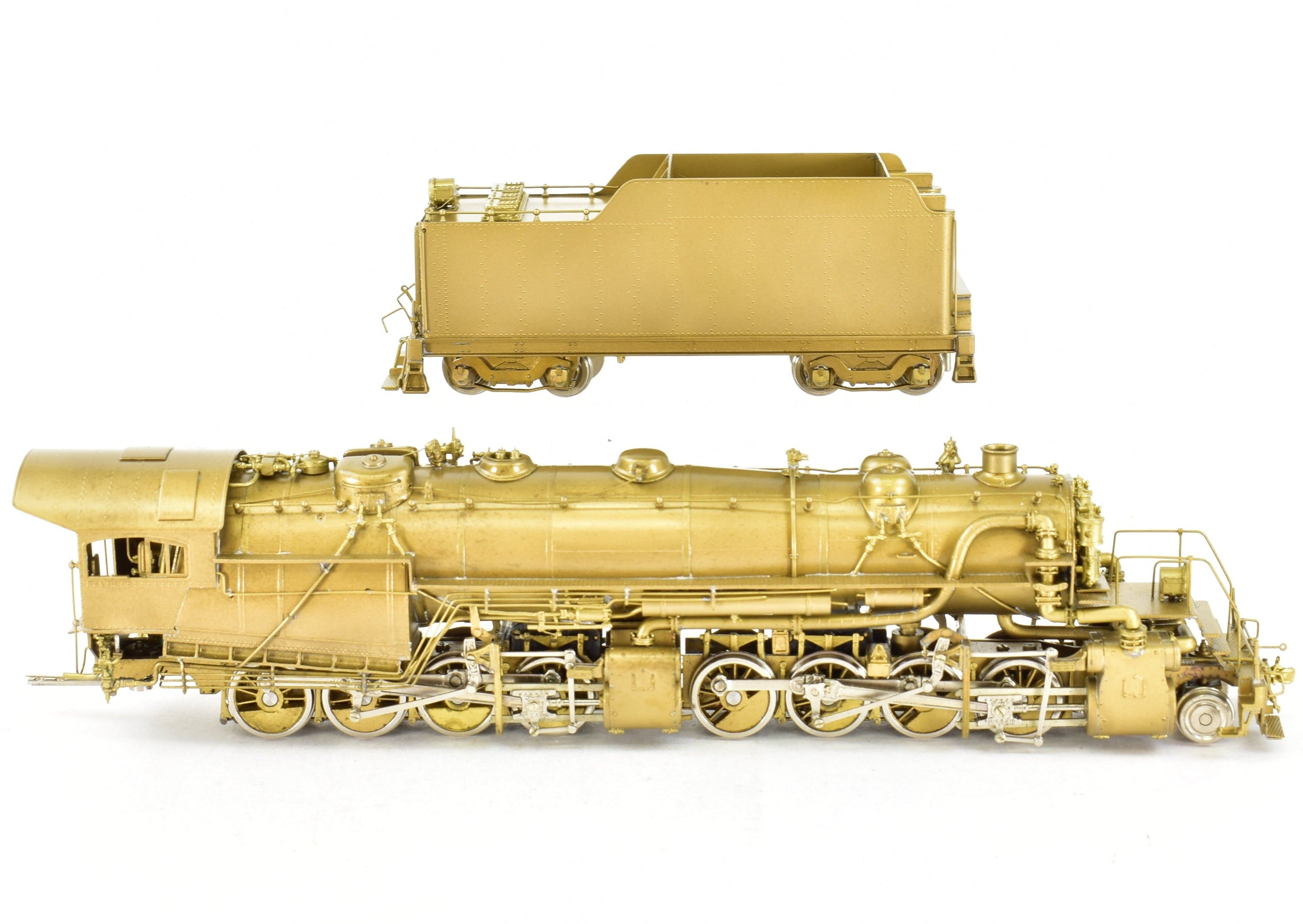 HO Scale Custom Brass Model Train - Reading Lines Class N-1 2-8-8-0 Mallet Rebuilt by NJ Custom Brass