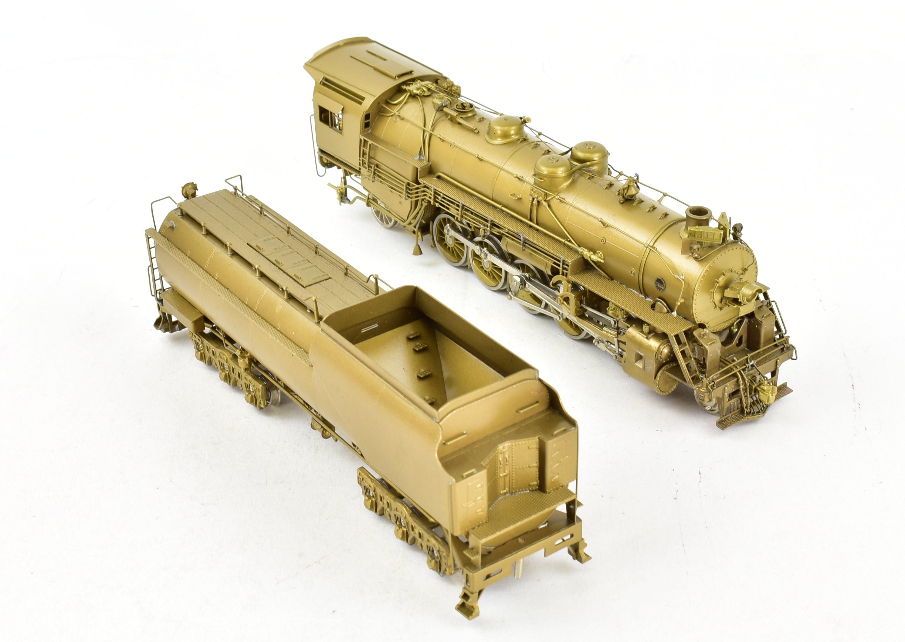 HO Scale Brass Model Train - Chesapeake & Ohio Class B-1 2-10-2 with Pumps on Pilot by NJ Custom Brass