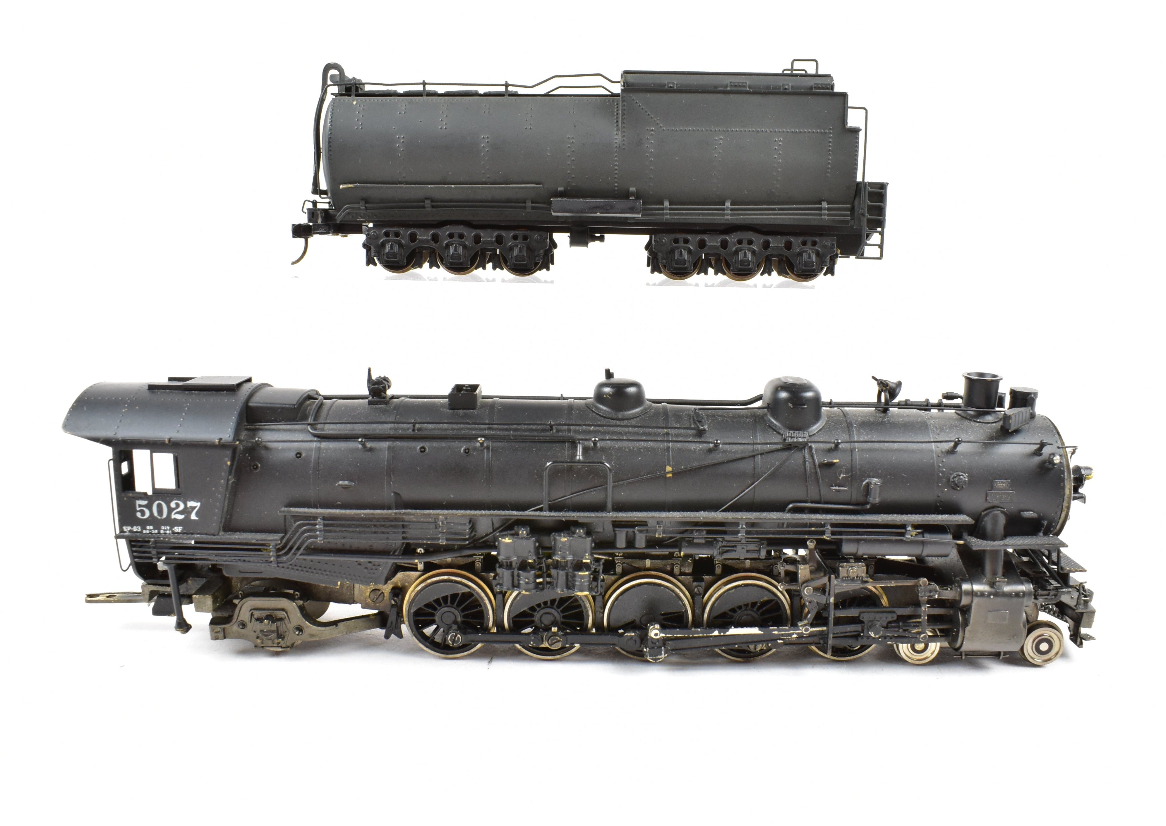 HO Scale Brass Max Gray Southern Pacific 5000 Class 4-10-2 SP-1 Locomotive Model with Custom Painted Finish