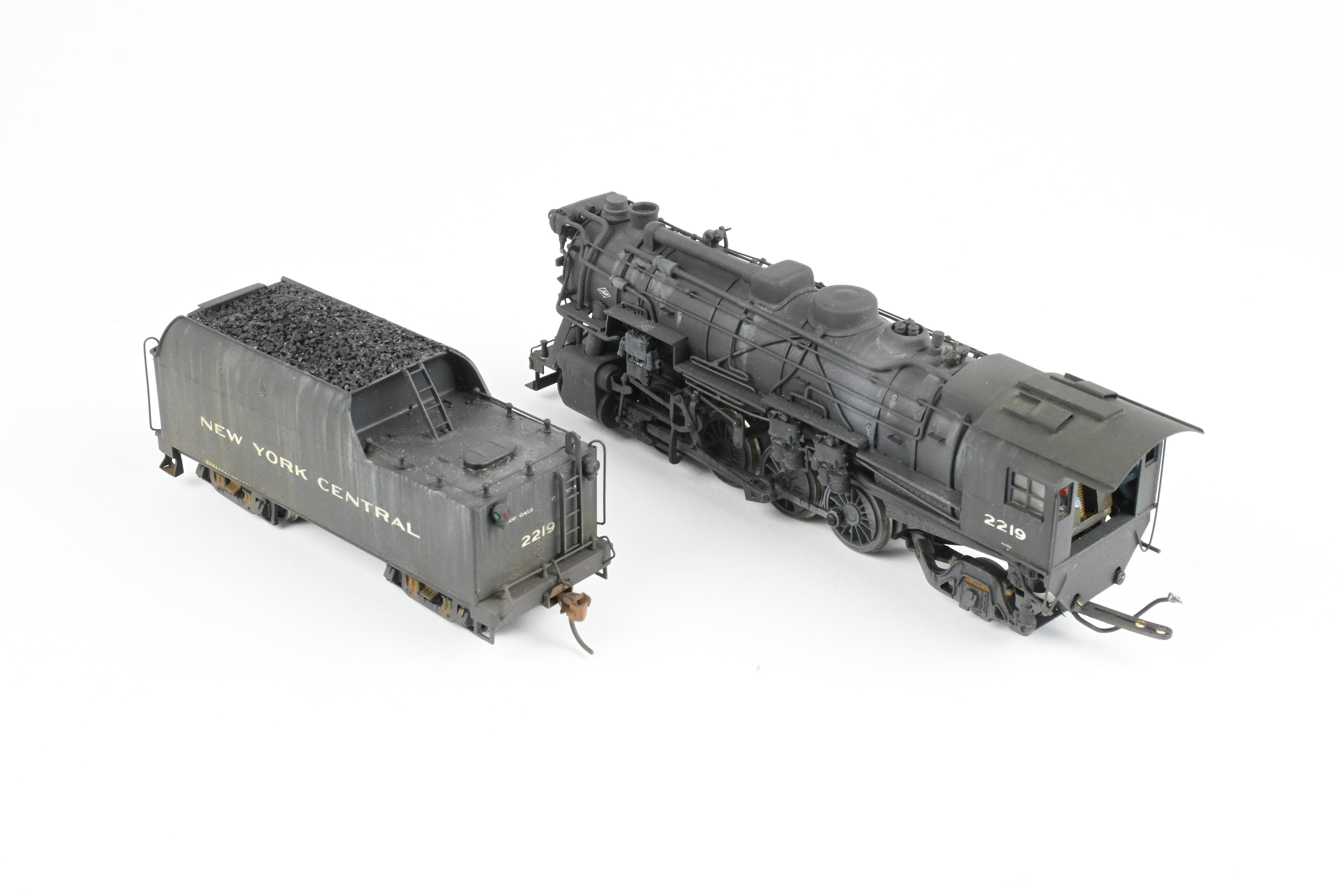 HO Scale Brass LMB NYC - New York Central 2-8-2 H-10a Mikado #2219 Custom Painted & Weathered