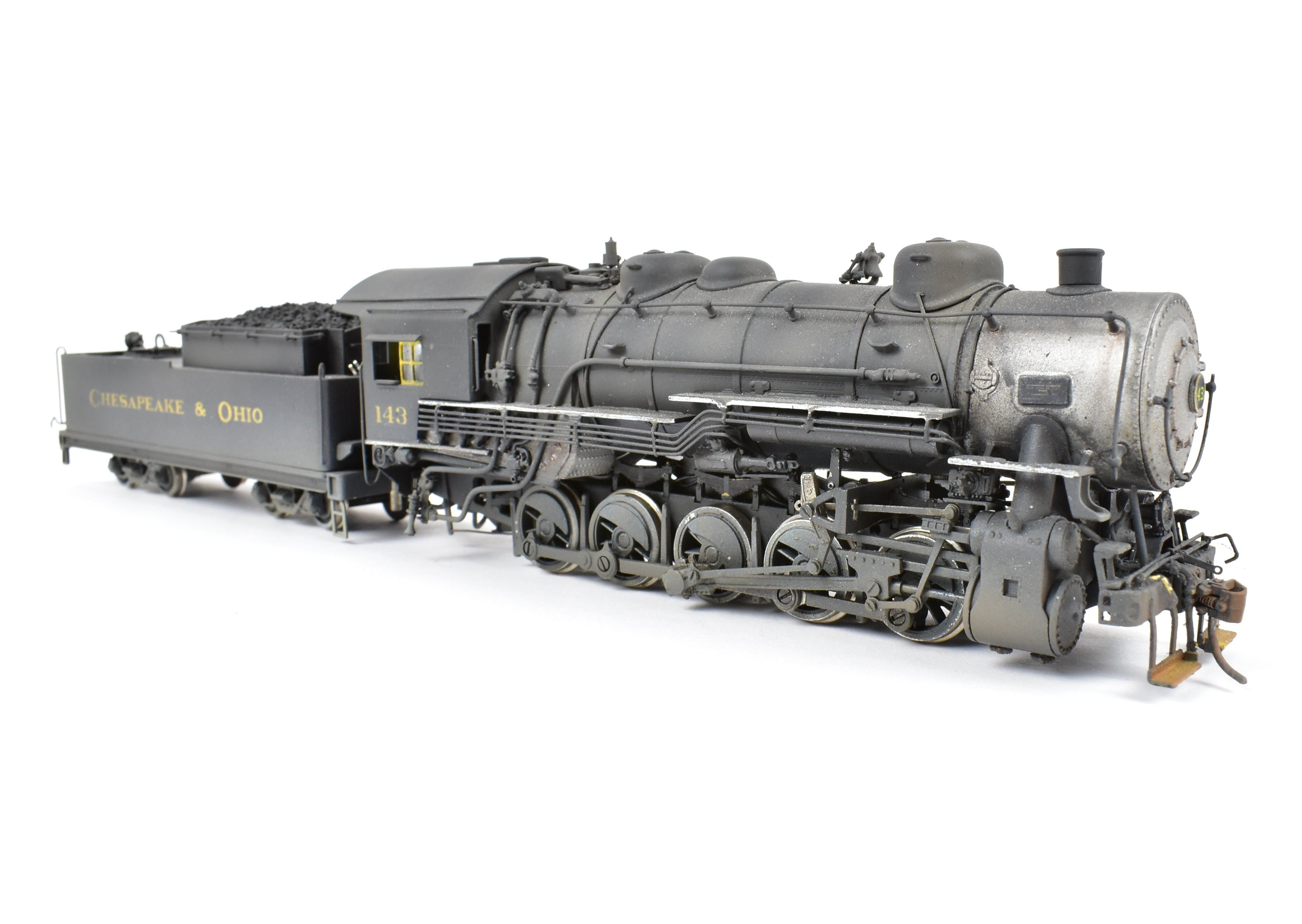 Custom Painted HO Brass NJ C&O Class C-12 0-10-0 Switcher with DCC Sound