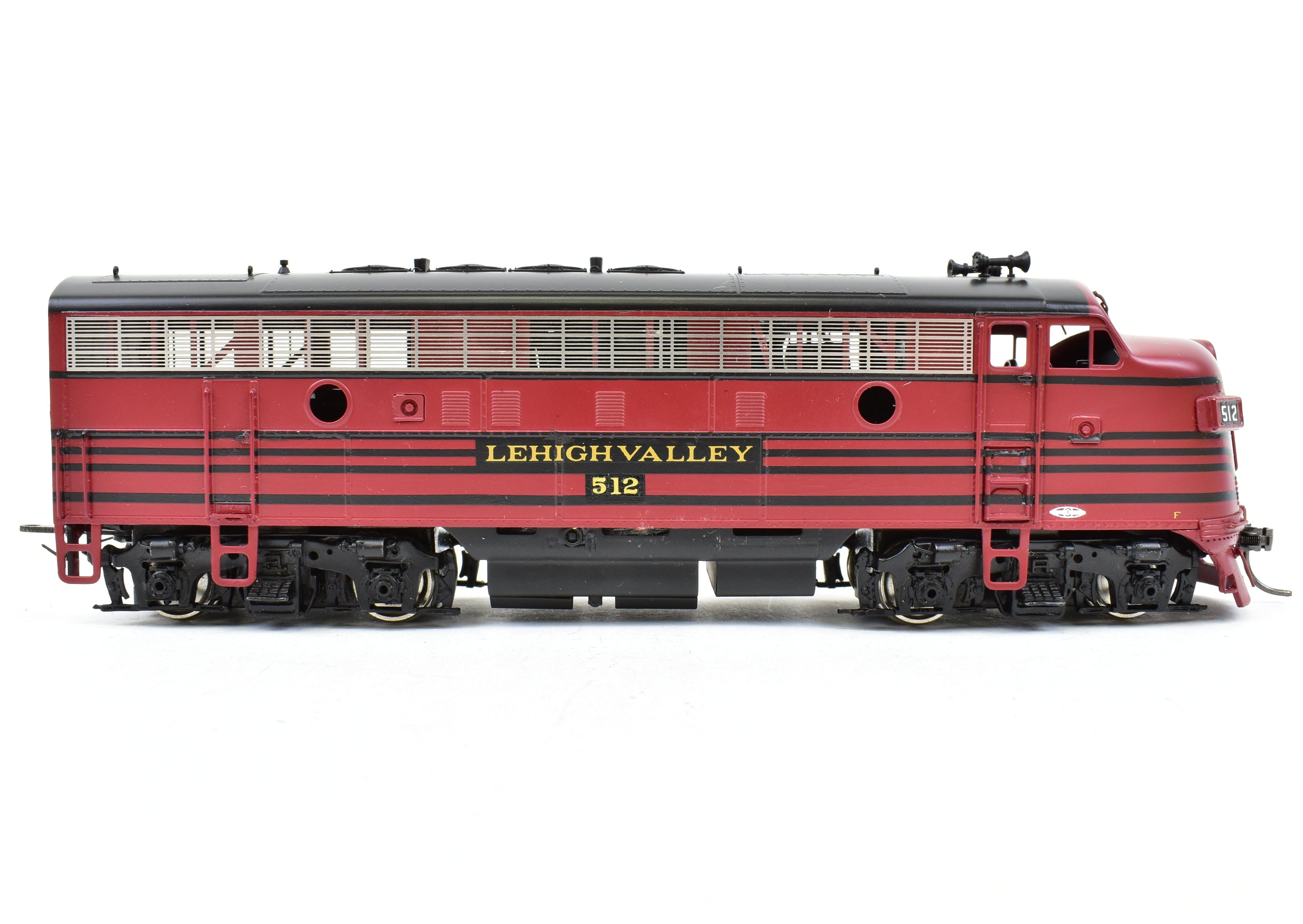 HO Scale Brass Oriental Limited Lehigh Valley EMD F3A Phase IV Factory-Painted Locomotive #512