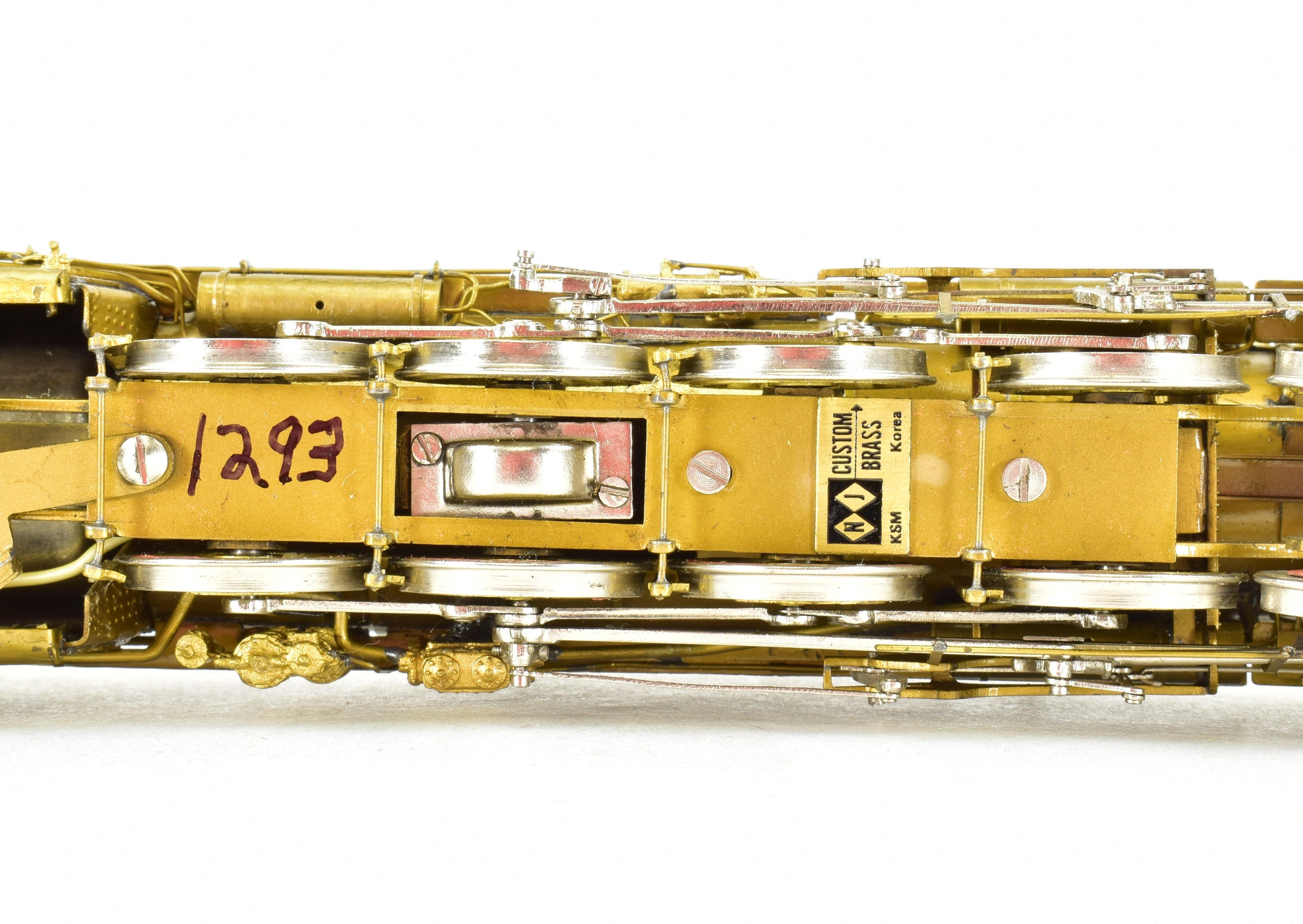 HO Scale Brass New Jersey Custom Brass New Haven Class R - 3a 4 - 8 - 2 Mountain Steam Locomotive Model