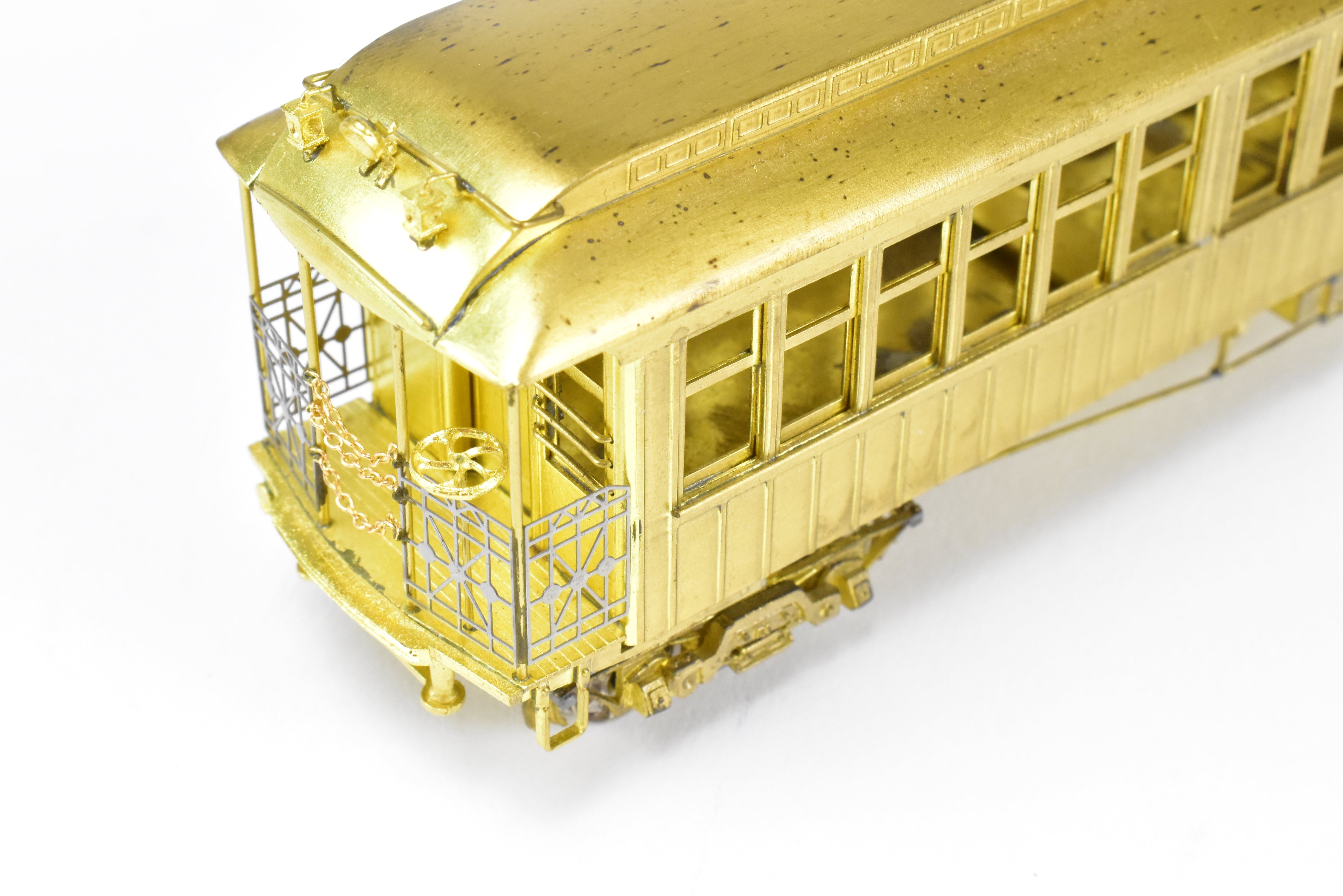 HO Scale Brass Model Train Set by MTS Imports - Manhattan Elevated Railway and Chicago & South Side Rapid Transit Elevated 2 Car Set