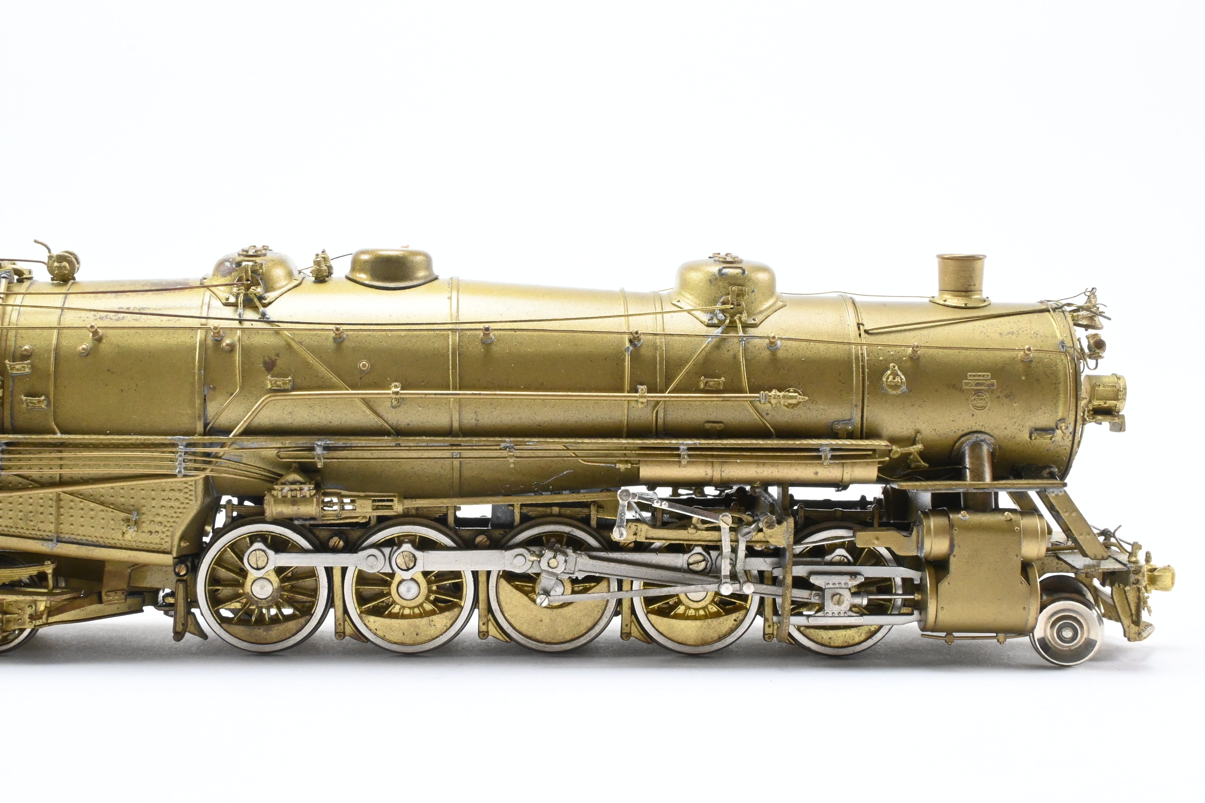 HO Scale USRA 2-10-2 Heavy Brass Model by Key Imports, 1970s