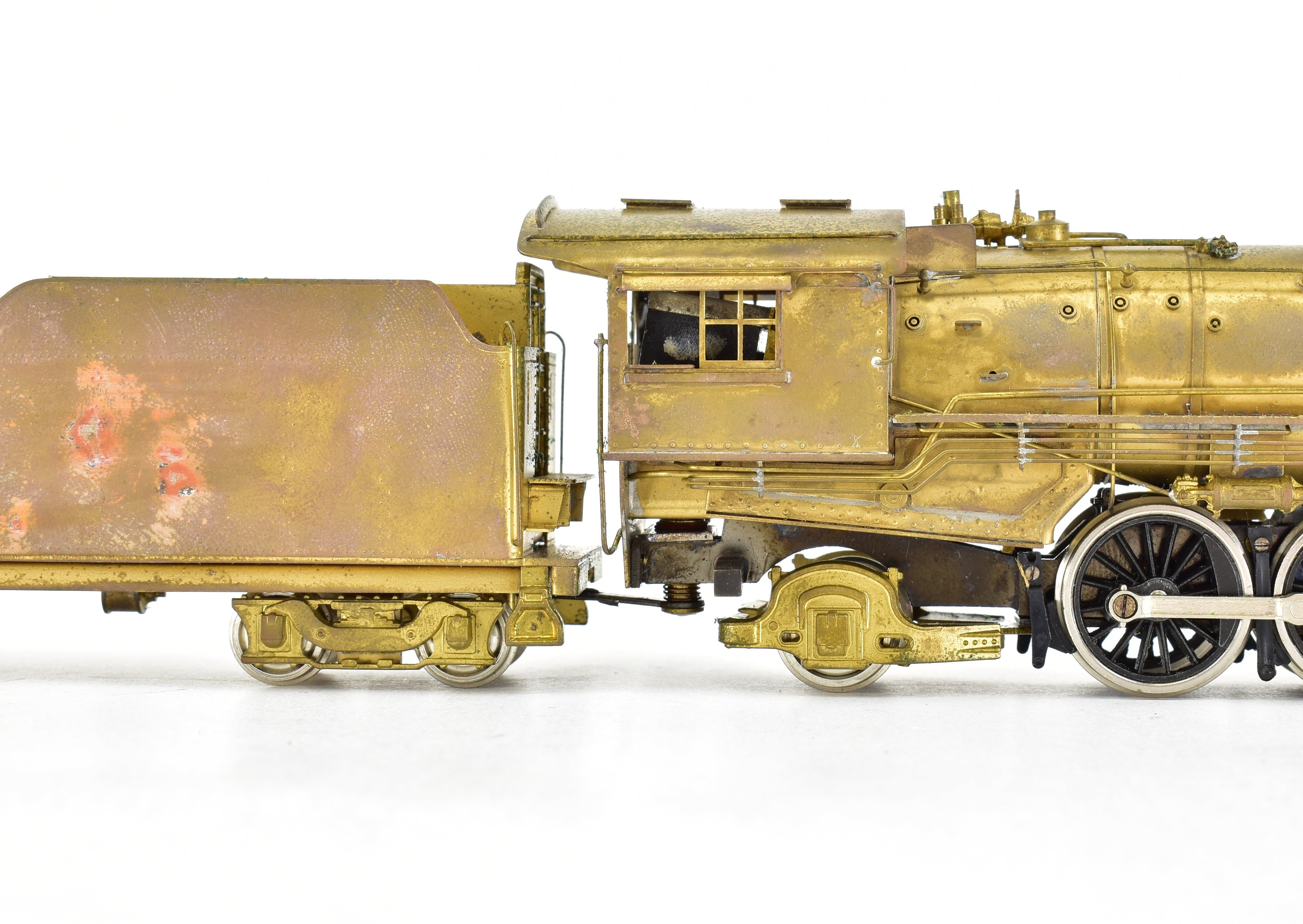HO Scale Brass Model Train - Northwest Short Line (NWSL) and Northern Pacific (NP) Class Q - 6 4 - 6 - 2 Pacific Steam Locomotive Replica