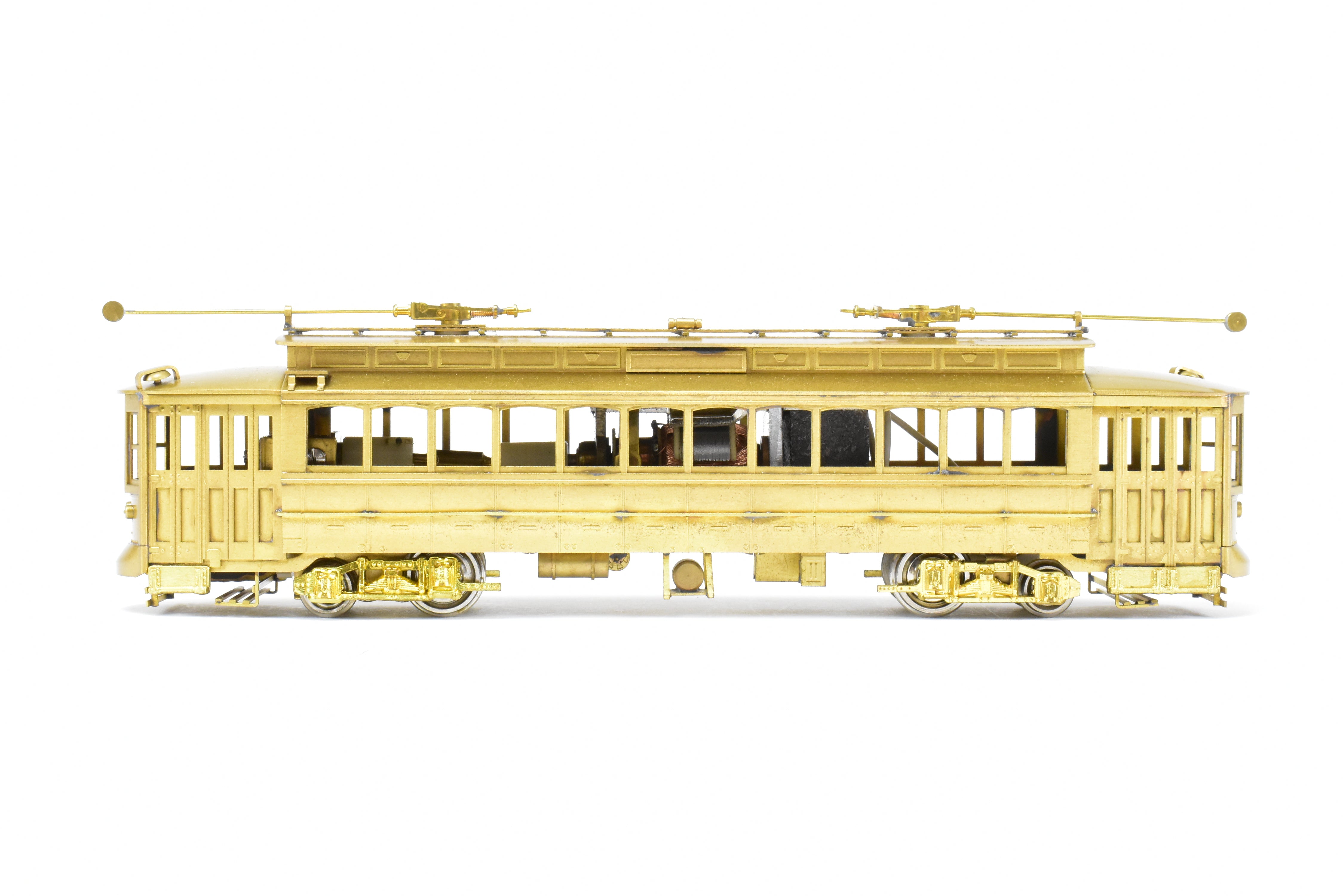 HO Scale Custom Brass TARS Third Avenue Railway System 400 Series Trolley Model - High - Quality HO Brass NJ Imported Collectible