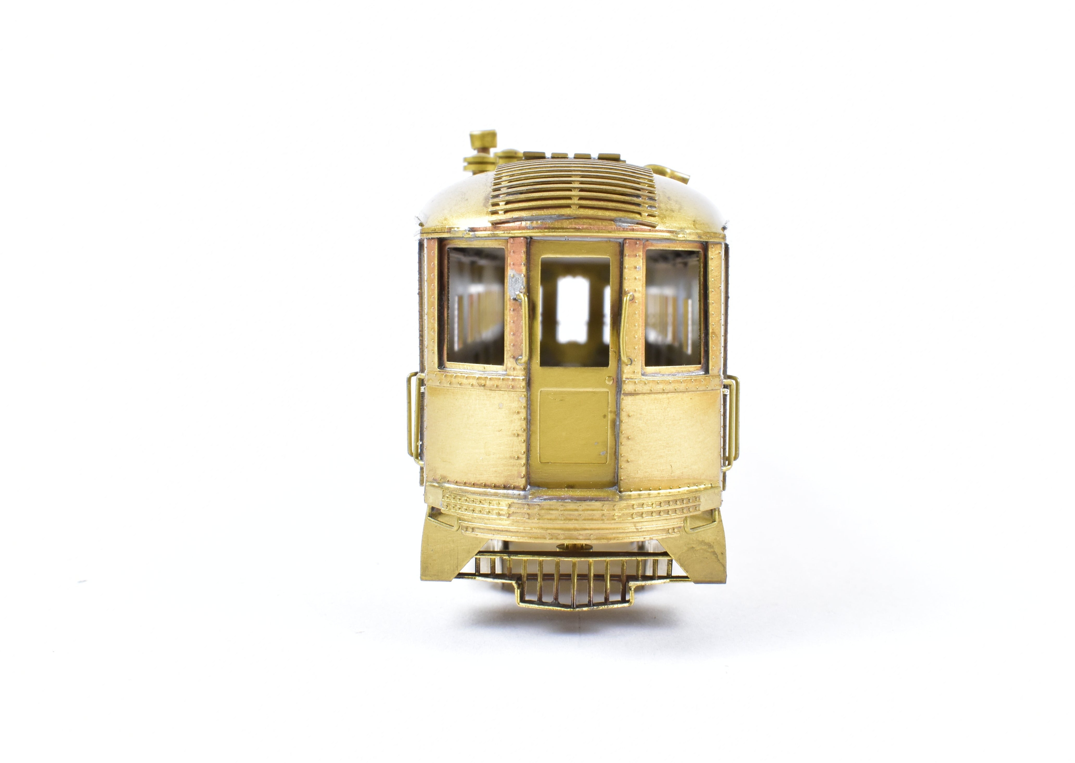 HO Scale Brass Model Midwest Trolley Museum CNS&M - North Shore Line No. 420 Parlor Observation Unpowered Trailer for Model Train Enthusiasts