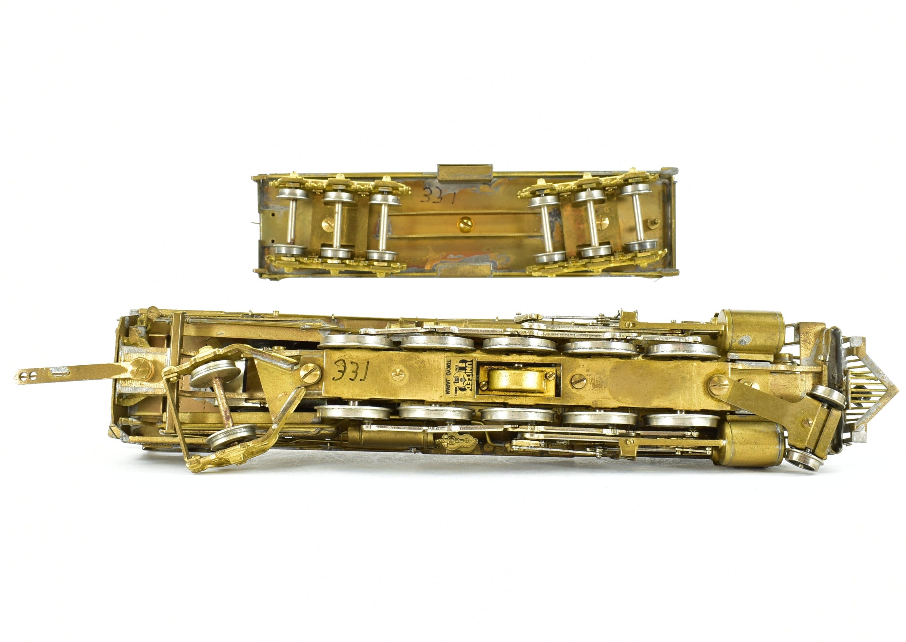 High - Quality HO Brass PFM United ATSF Santa Fe 2 - 10 - 2 Model