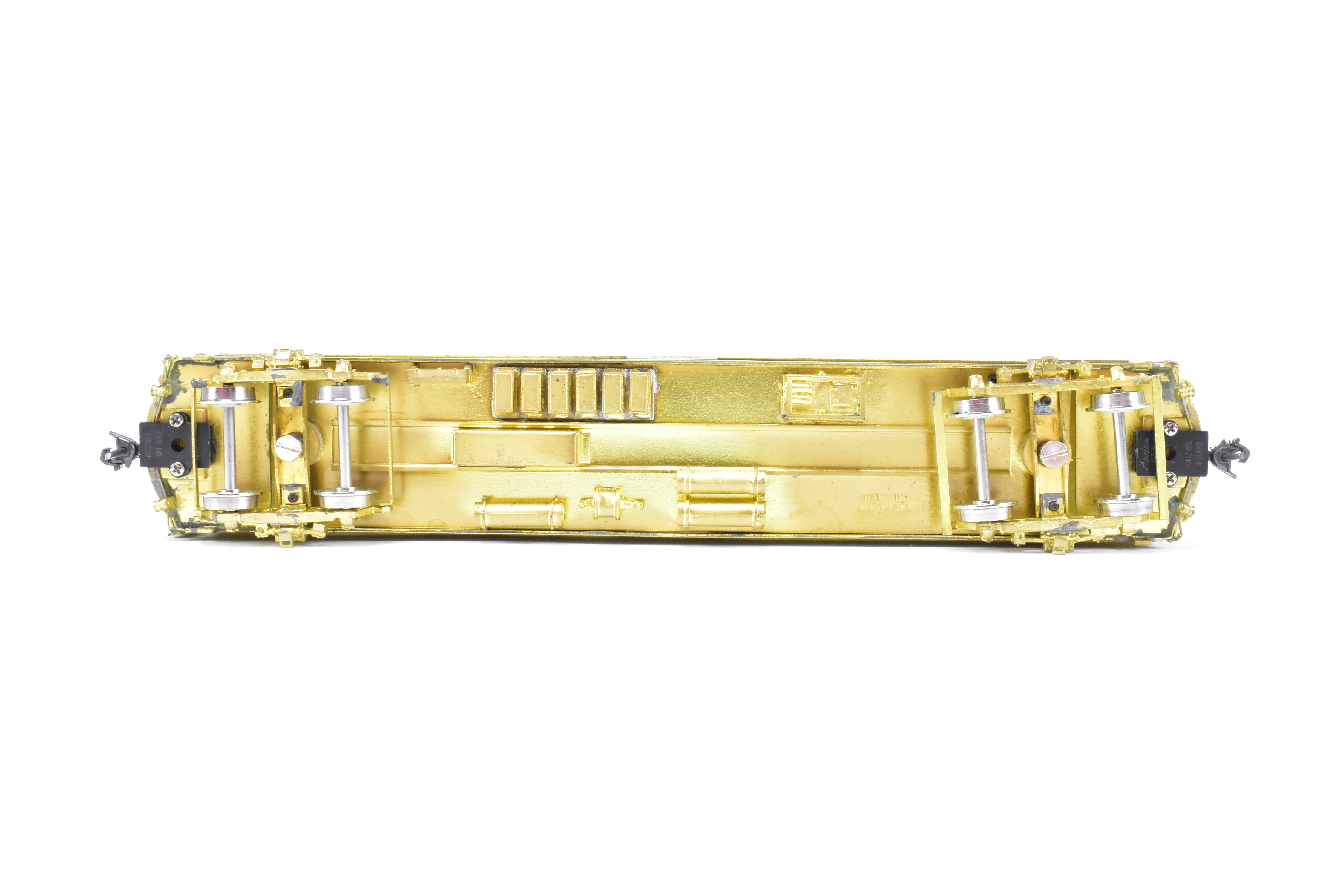 HO Scale Brass Subway Model - MTS Imports IRT Interborough Rapid Transit Deck Roof High-Voltage 2-Car Set for Model Railroads