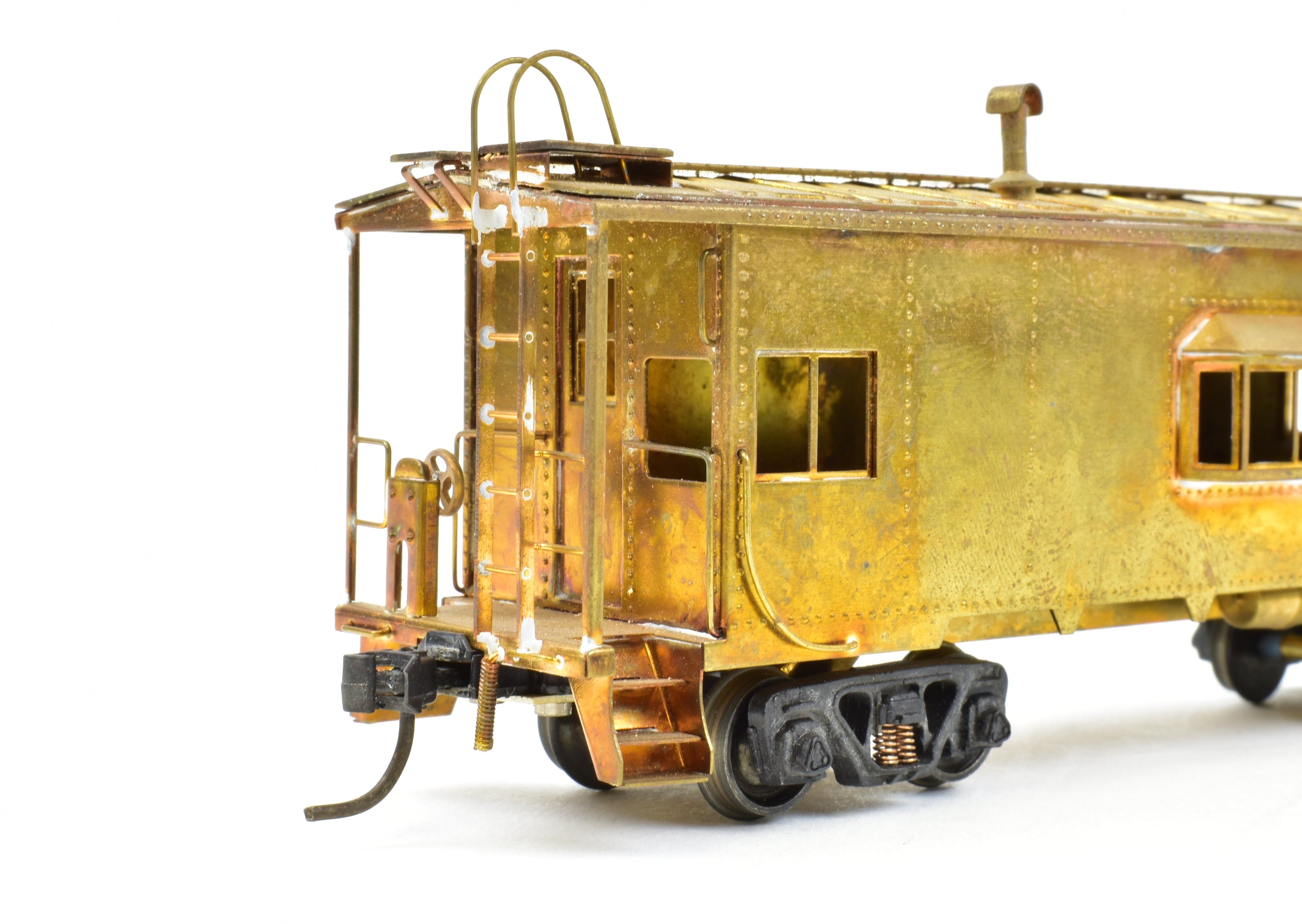 HO Scale Brass All - Steel Bay Window Caboose by Lambert NYC, New York Central