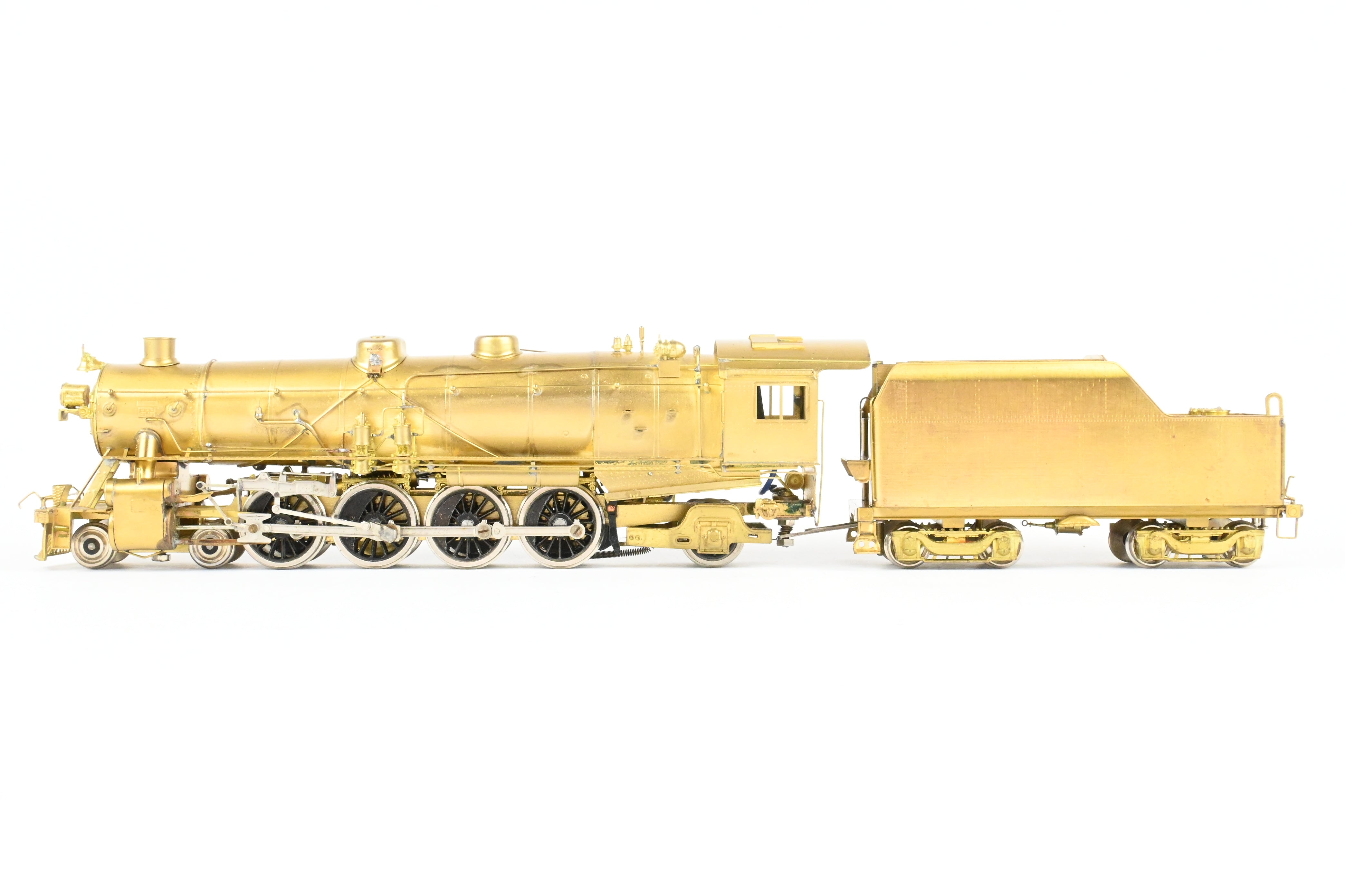 HO Scale Brass Nickel-Plated Model Train - New York Ontario & Western Class Y 4-8-2 Mountain Steam Locomotive by Nickel Plate Products